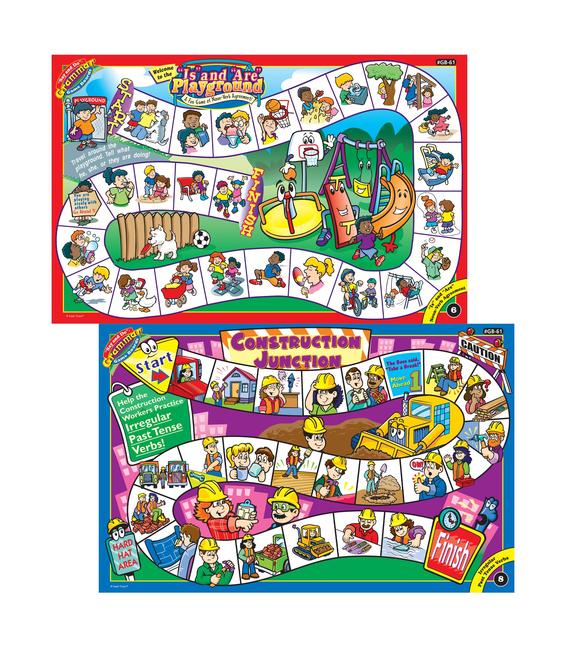 Super Duper Publications | Say and Do® Grammar Games for Kids | Fun Educational Learning Activities | Classroom & Homeschool Teaching Resource
