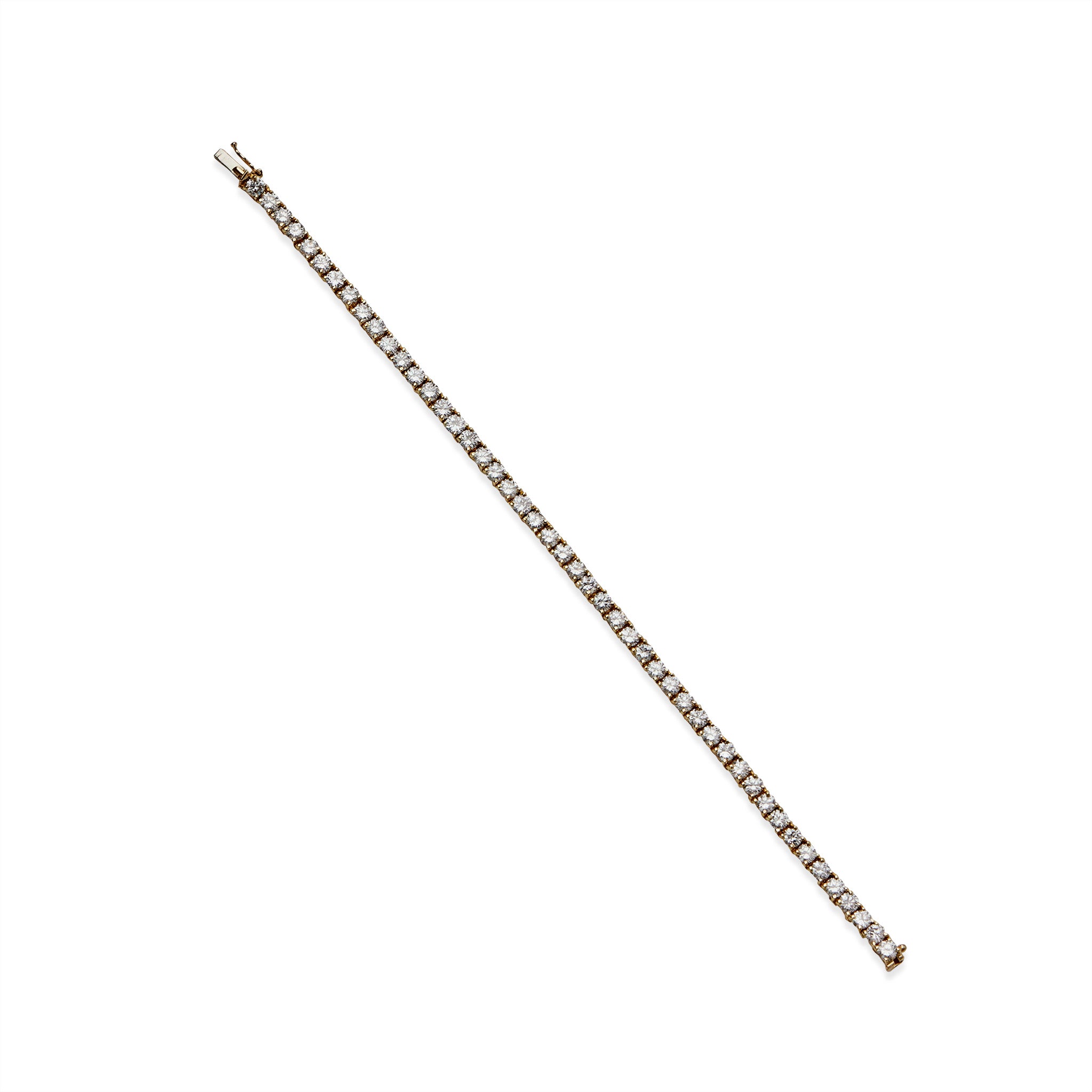 Van Cleef & Arpels Diamond Line Bracelet - 18K White Gold Luxury Tennis Bracelet for Women, Perfect for Weddings, Anniversaries & Special Occasions