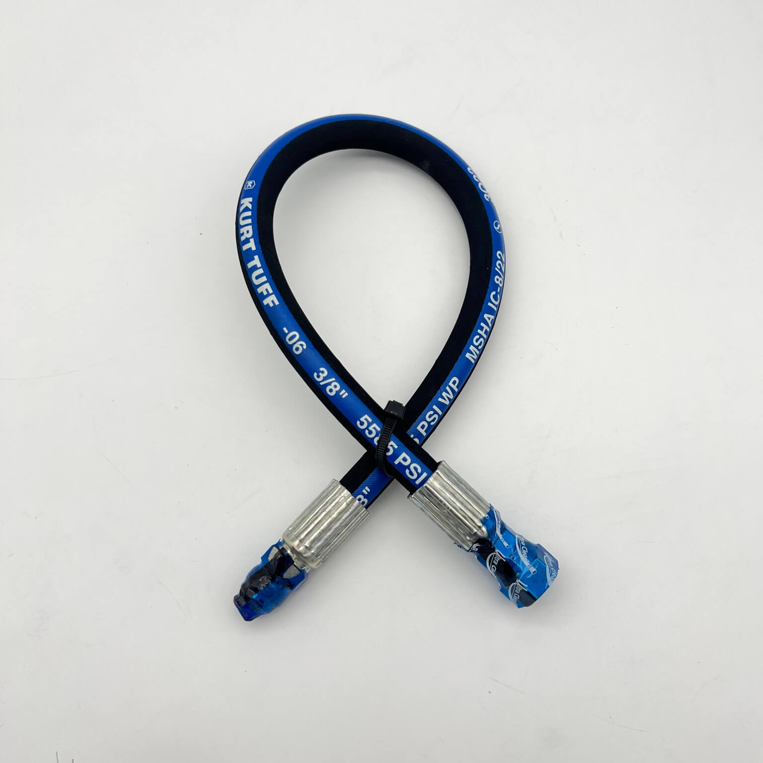 Bobcat 653 Hydraulic Hose for Loader Lift Cylinders - 5 Bore End Replacement Part | Heavy-Duty Construction Equipment Repair & Maintenance