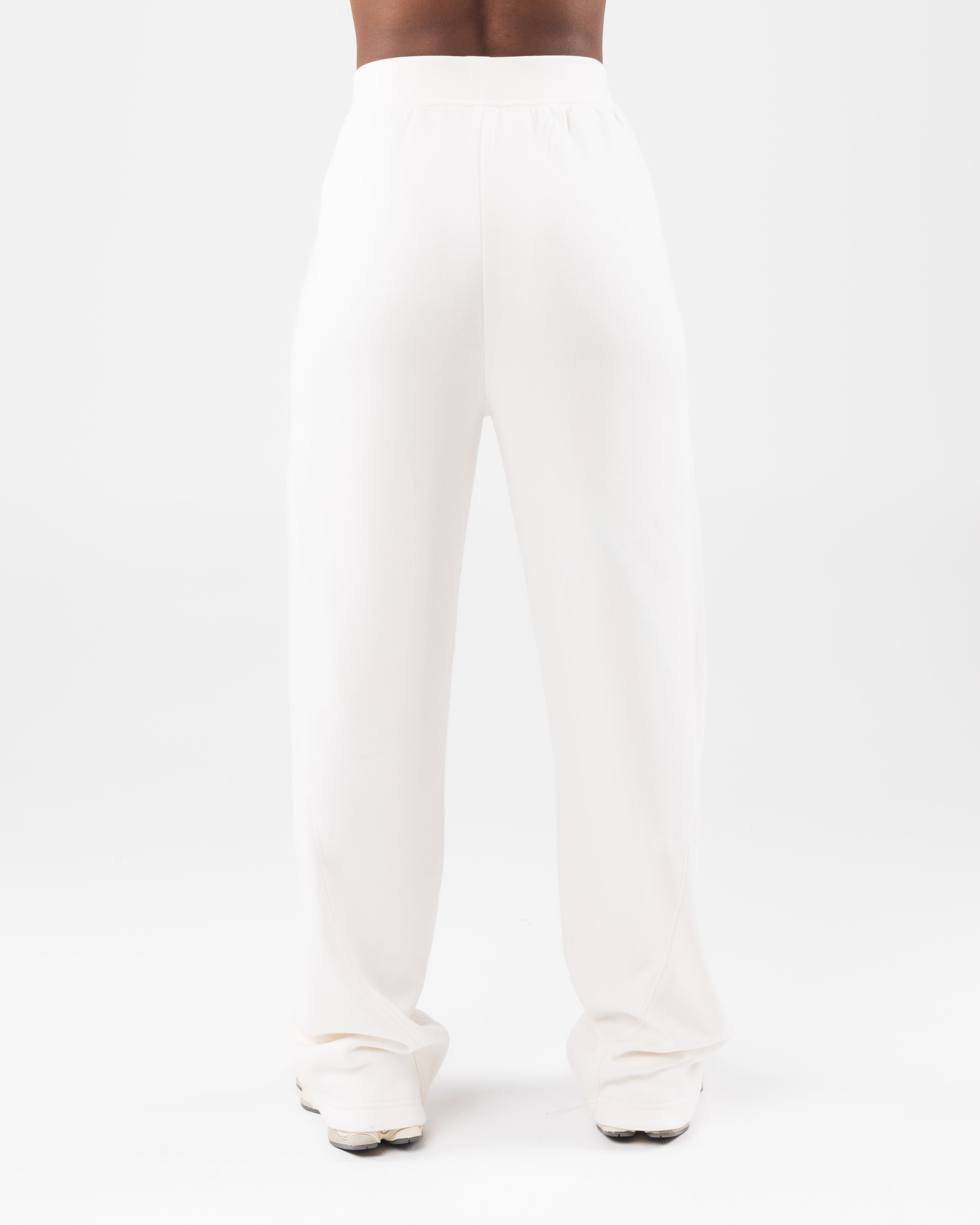 Cozy Fleece Sweatpants with Lace Trim - Women's Soft Winter Lounge Pants for Home, Yoga & Casual Wear