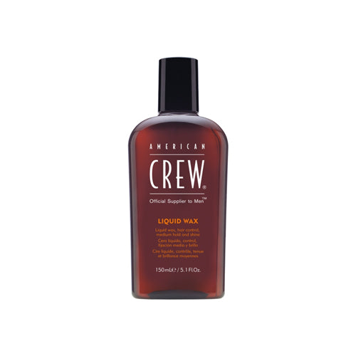 American Crew Liquid Wax 5.1 oz - Strong Hold Styling Pomade for Men's Hair - Perfect for Textured, Spiky & Messy Hairstyles
