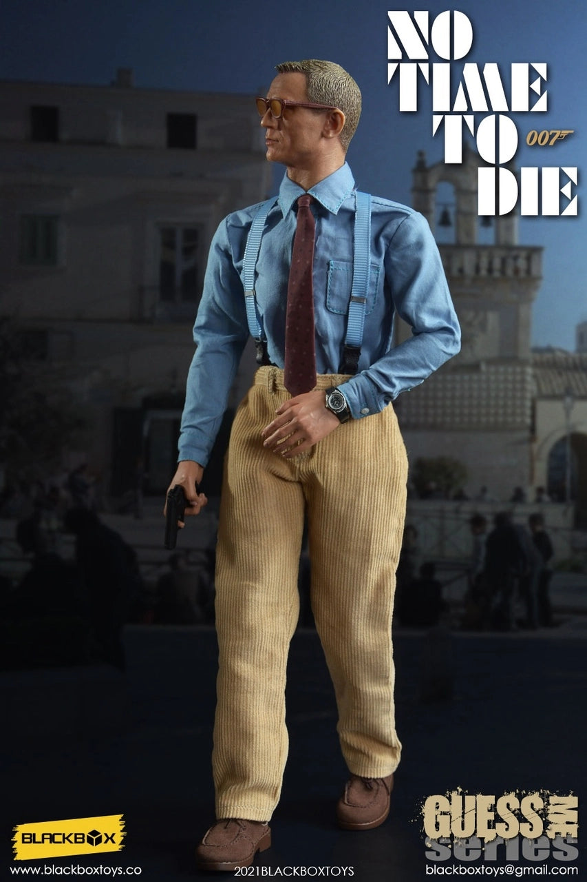 Blackbox Toys 1/6 Scale BBT 9025 No Time to Die James Bond Action Figure - Collectible Movie Character Model for Display & Cosplay