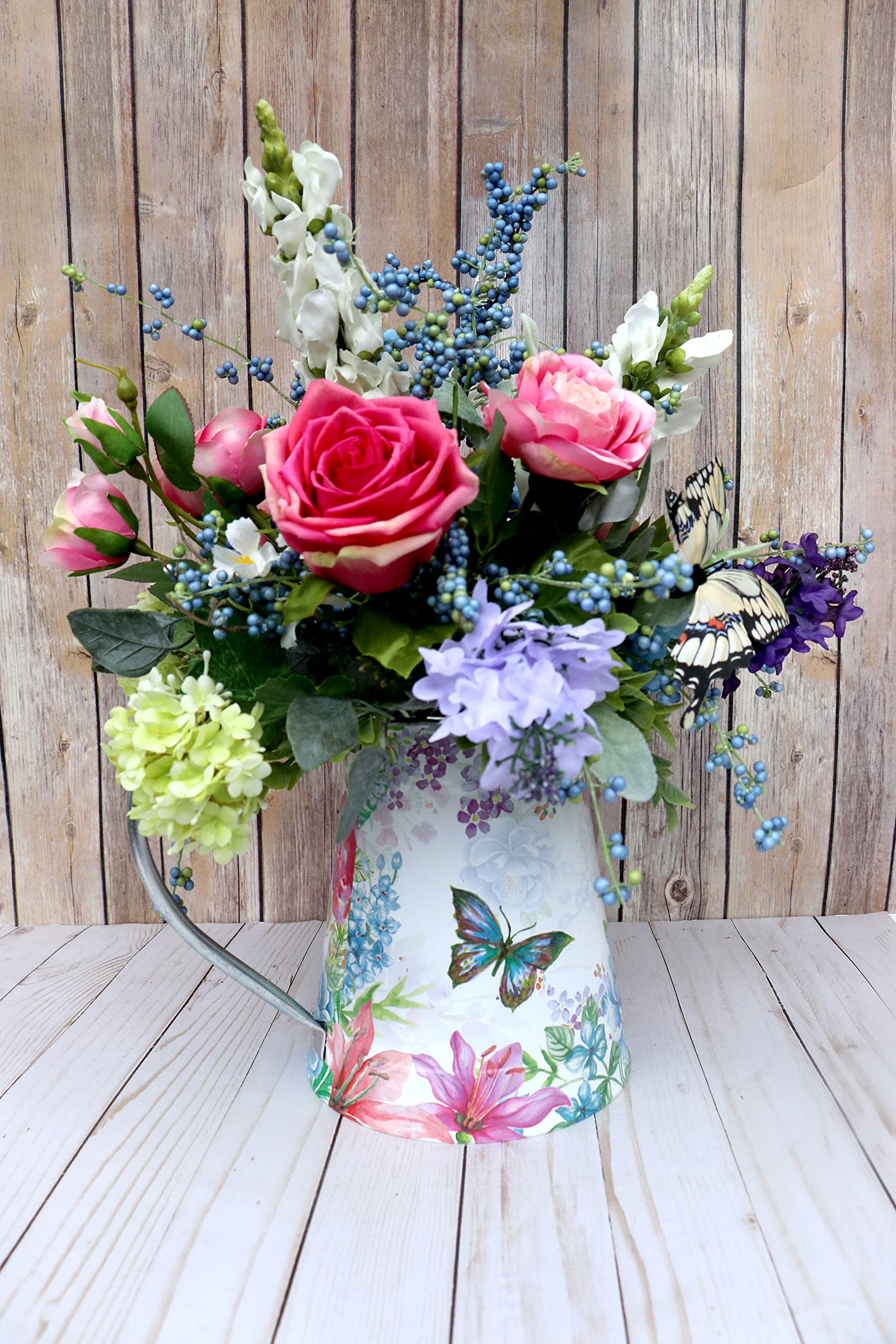 Elegant Mother's Day Floral Centerpiece - Spring Flower Arrangement for Dining Table Decor | Perfect for Holiday Celebrations, Wedding Decor & Home Decoration