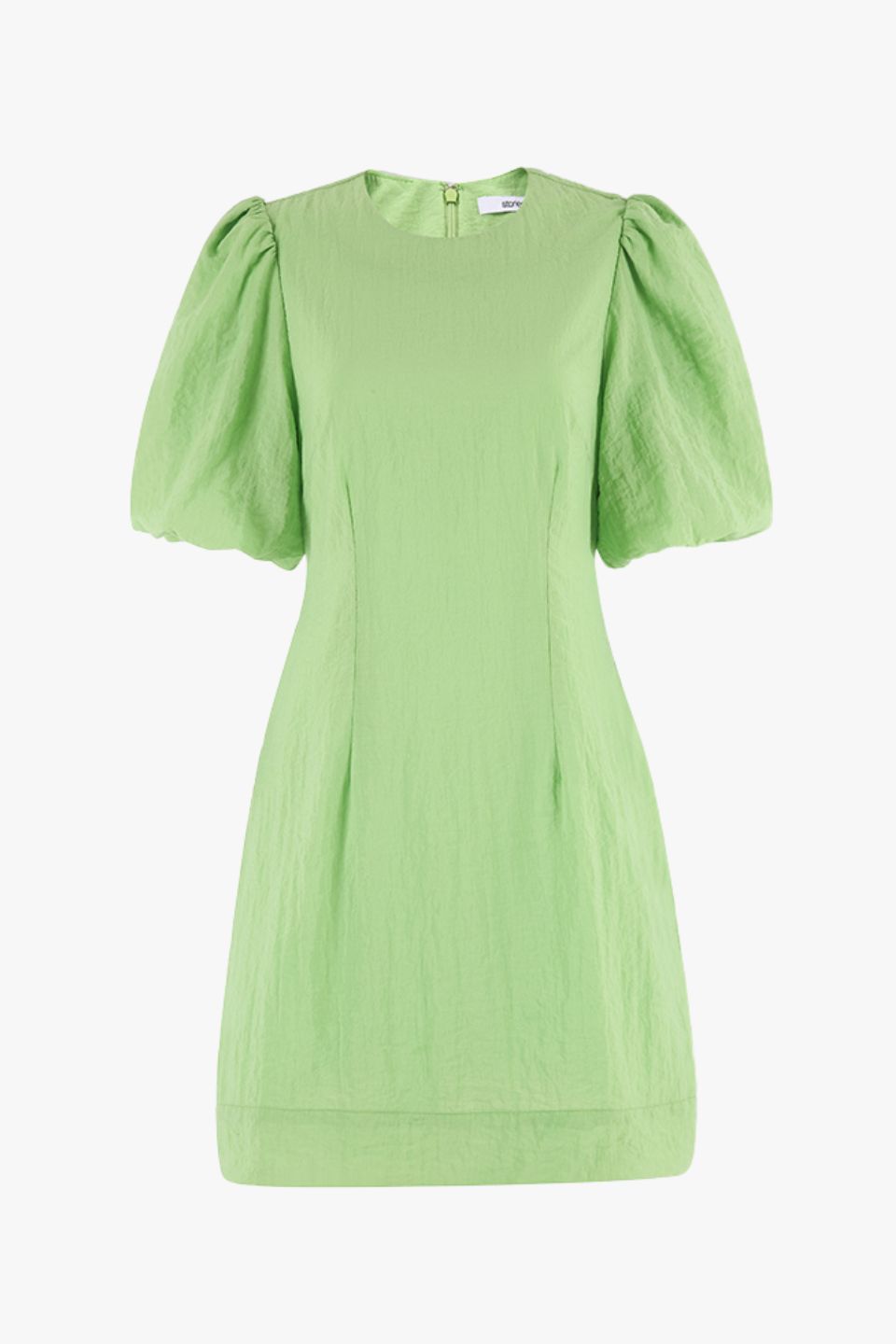 Emory Apple Puff Sleeve Tie Mini Dress - Women's Floral Summer Dress for Party, Date Night & Vacation - Perfect for Beach, Wedding & Outdoor Events