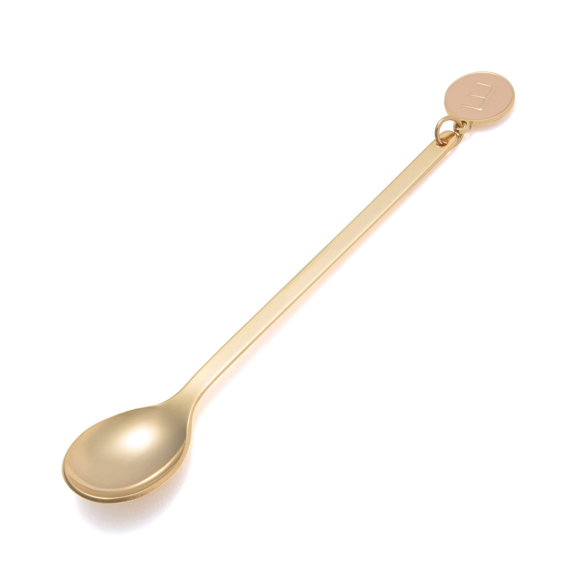 Natural Wooden Teaspoon - Handcrafted Initial Engraved Tea Spoon for Coffee, Tea, and Desserts - Perfect for Gifts, Home Decor, and Kitchen Use