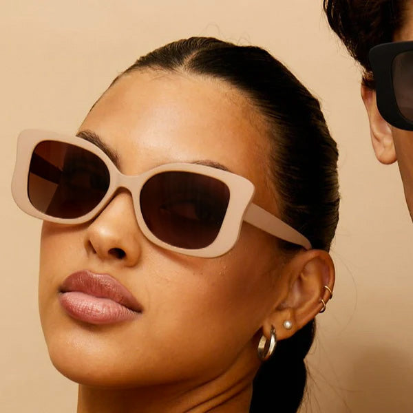 Empress Beige Prescription Glasses - Stylish & Comfortable Eyewear for Women & Men | Perfect for Reading, Working & Daily Use