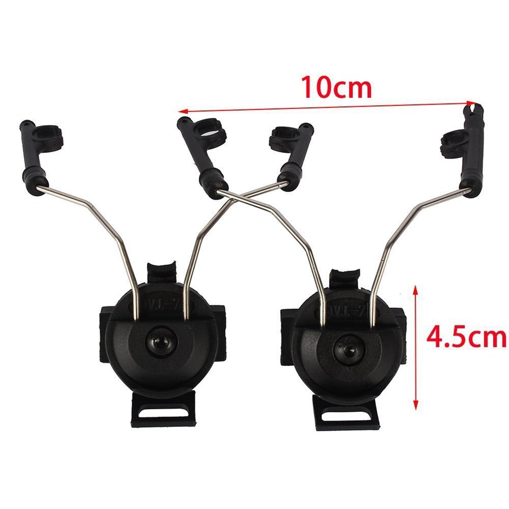 Tactical Helmet ARC Rail Adapter - Headset Mount Bracket for Military & Airsoft Helmets - Compatible with Headphones & Communication Devices - Perfect for Tactical Missions, Shooting Ranges & Outdoor Adventures