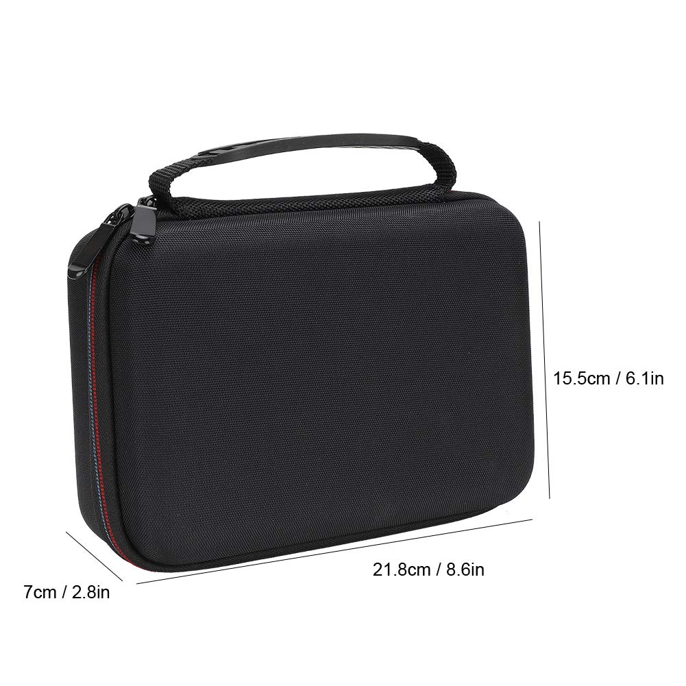 Portable Electric Hair Clipper Storage Bag - Waterproof Shaver Organizer Case for Men's Trimmer & Accessories | Travel-Friendly Grooming Kit Organizer Box (Black) - Perfect for Home, Salon & Travel Use