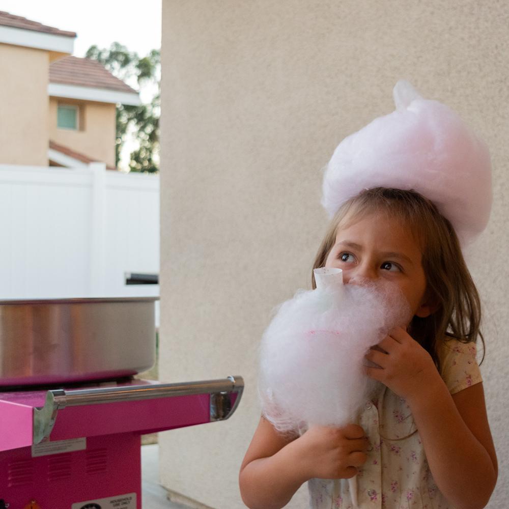 Funtime FT1000 Commercial Cotton Candy Machine - Hard Candy Floss Maker Cart for Parties, Events & Carnivals | Perfect for Birthday Celebrations, Fairs & Concessions