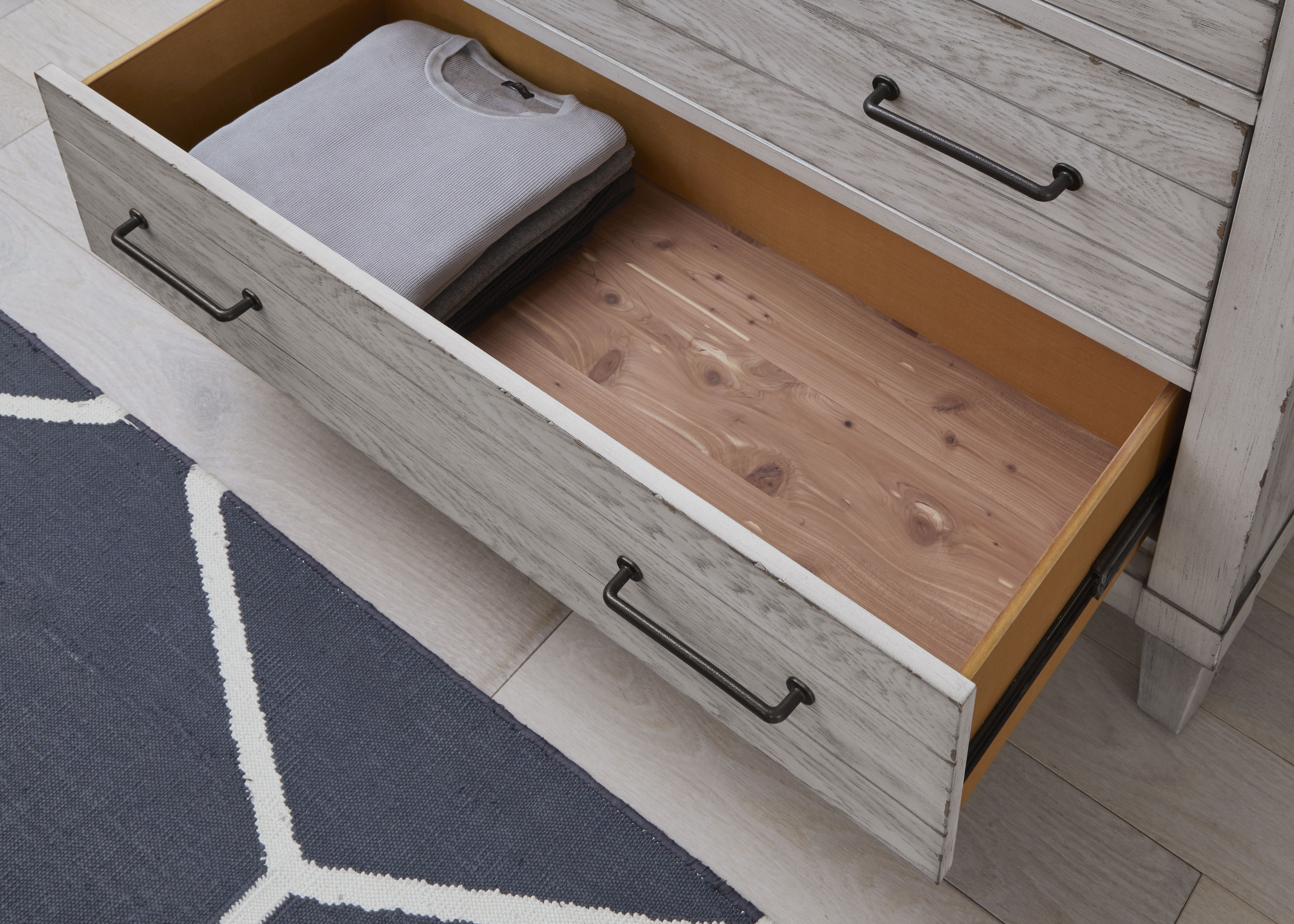 Belhaven 5-Drawer Chest Dresser - Pearl Silver Finish - Modern Bedroom Storage Furniture for Home Organization & Decor