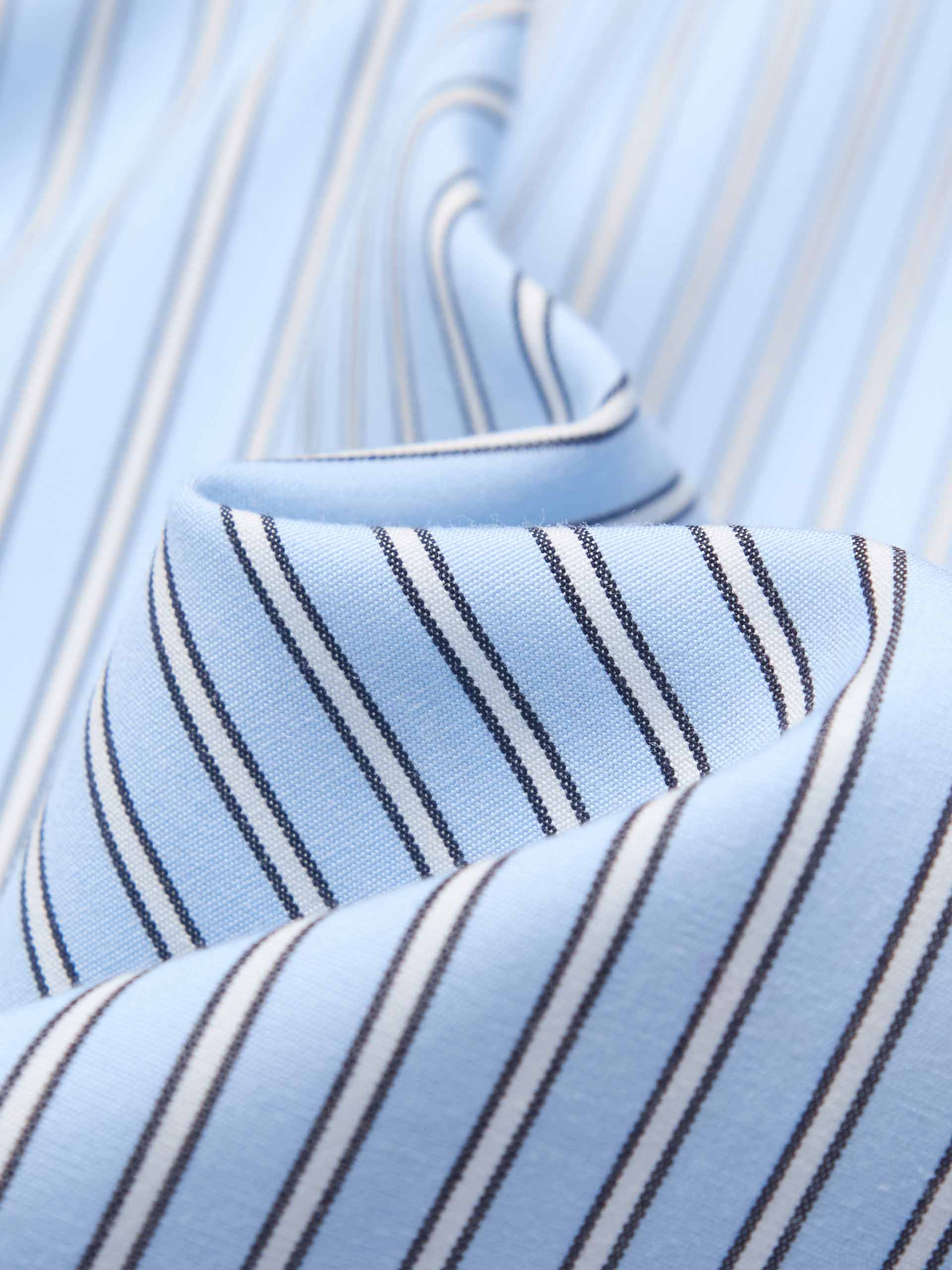 Deconstructed Striped Shirt for Women - Trendy Oversized Button Down Top with Long Sleeves | Perfect for Casual Outfits, Office Wear & Street Style Fashion
