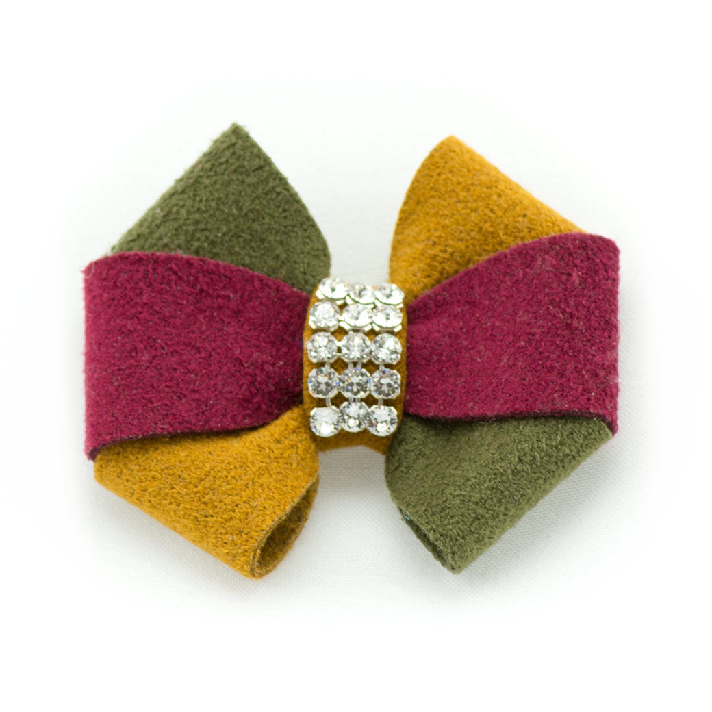 Autumn Pinwheel Hair Bow - Elegant Hair Accessory for Women & Girls | Perfect for Fall Weddings, Parties & Photo Shoots