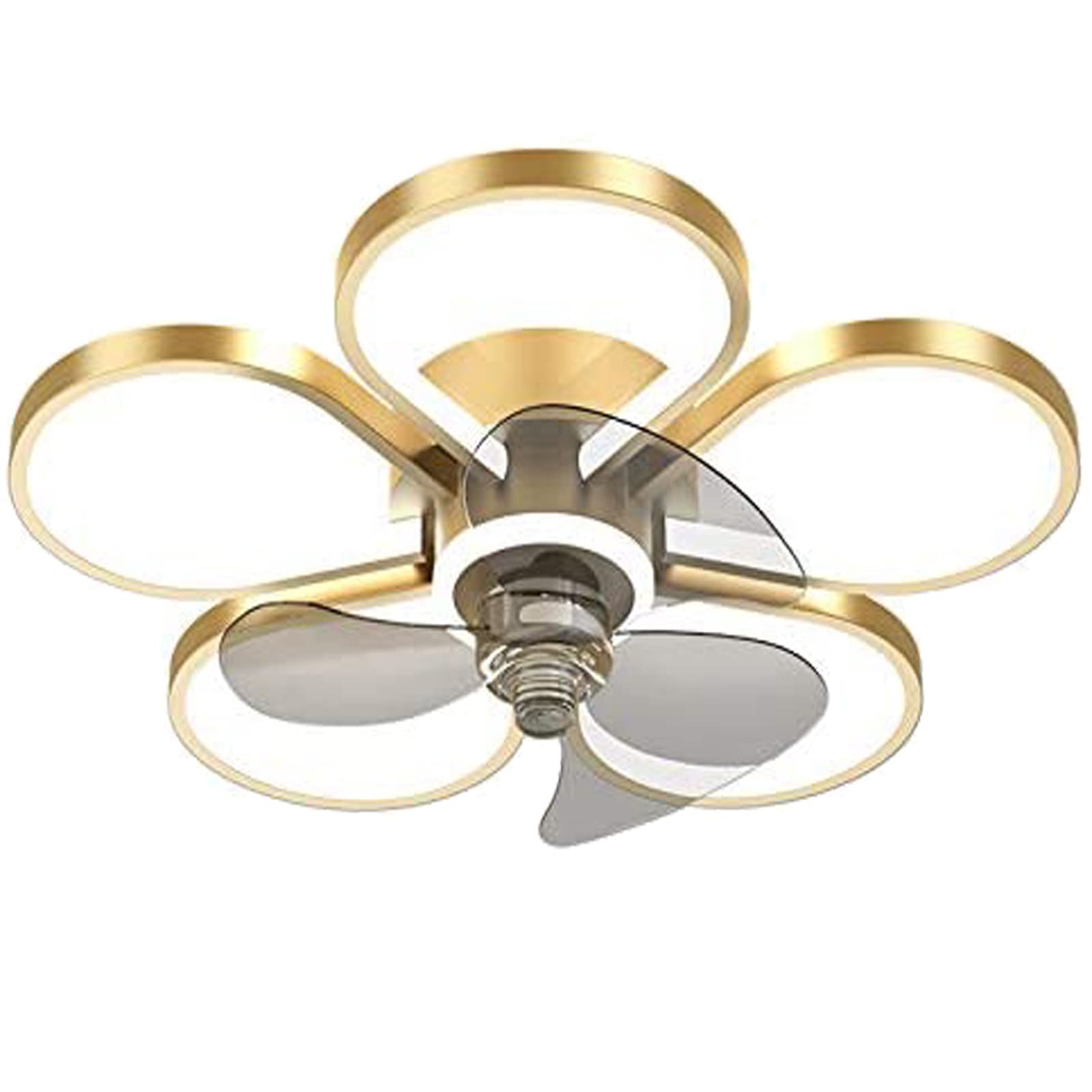 20 Inch Smart Ceiling Fan with LED Lights - 3 Color Temperatures & 3 Speed Settings, Remote Control - Perfect for Bedroom, Dining Room & Living Room - Energy Efficient Quiet Operation for Home & Office Use