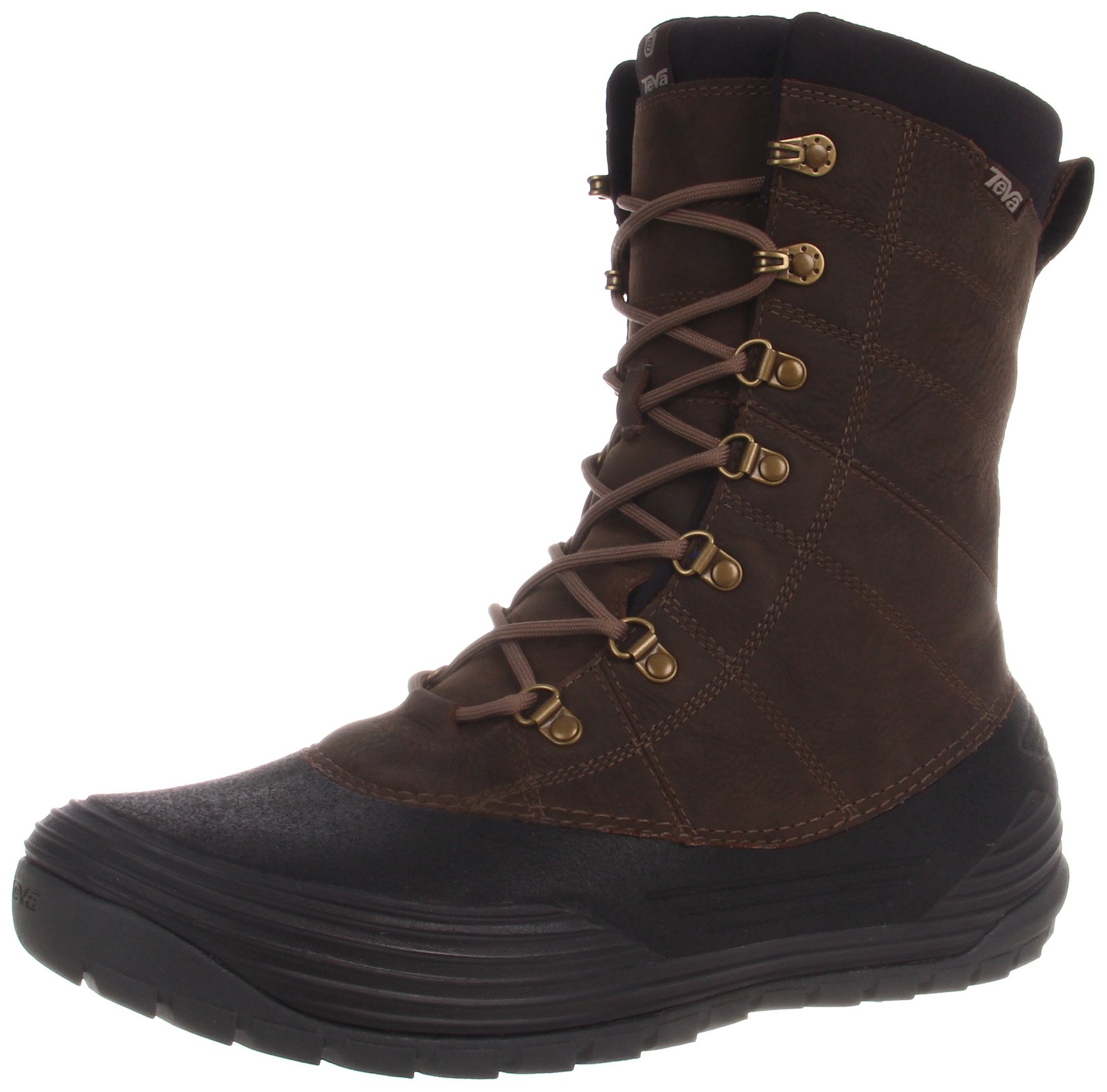 Teva Men's Bormio Insulated Winter Boots - Waterproof Hiking Boots for Snow, Cold Weather & Outdoor Adventures - Perfect for Camping, Trekking and Winter Activities