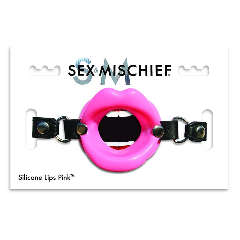 Pink Silicone Open Mouth Gag for BDSM & Adult Play - Perfect for Roleplay, Bondage, and Sensory Play Scenes
