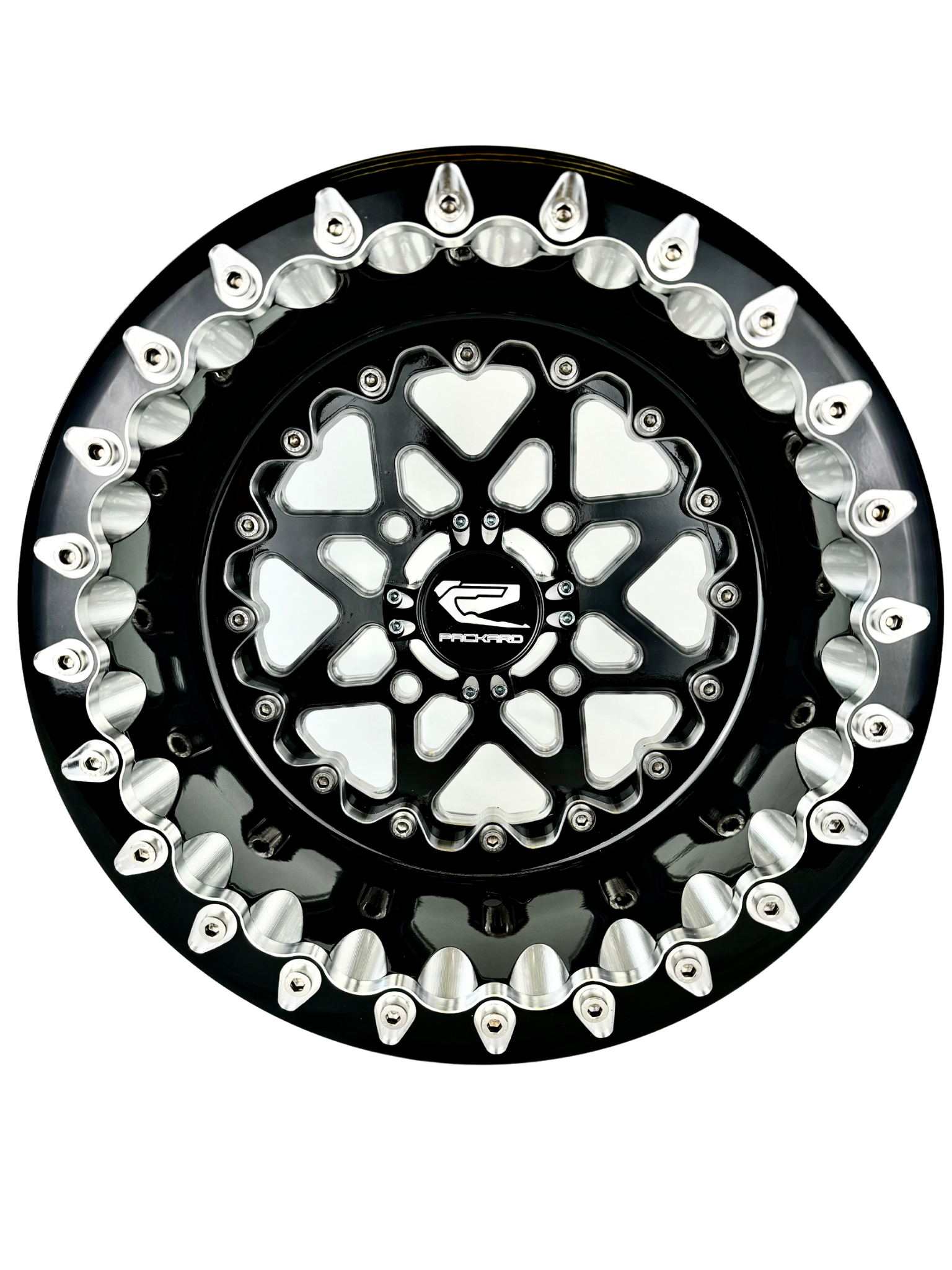 V2 Super Star FF Forged Beadlock Wheels - Gloss Black Finish | Off-Road & Street Performance | Perfect for Jeep, Truck & SUV Upgrades