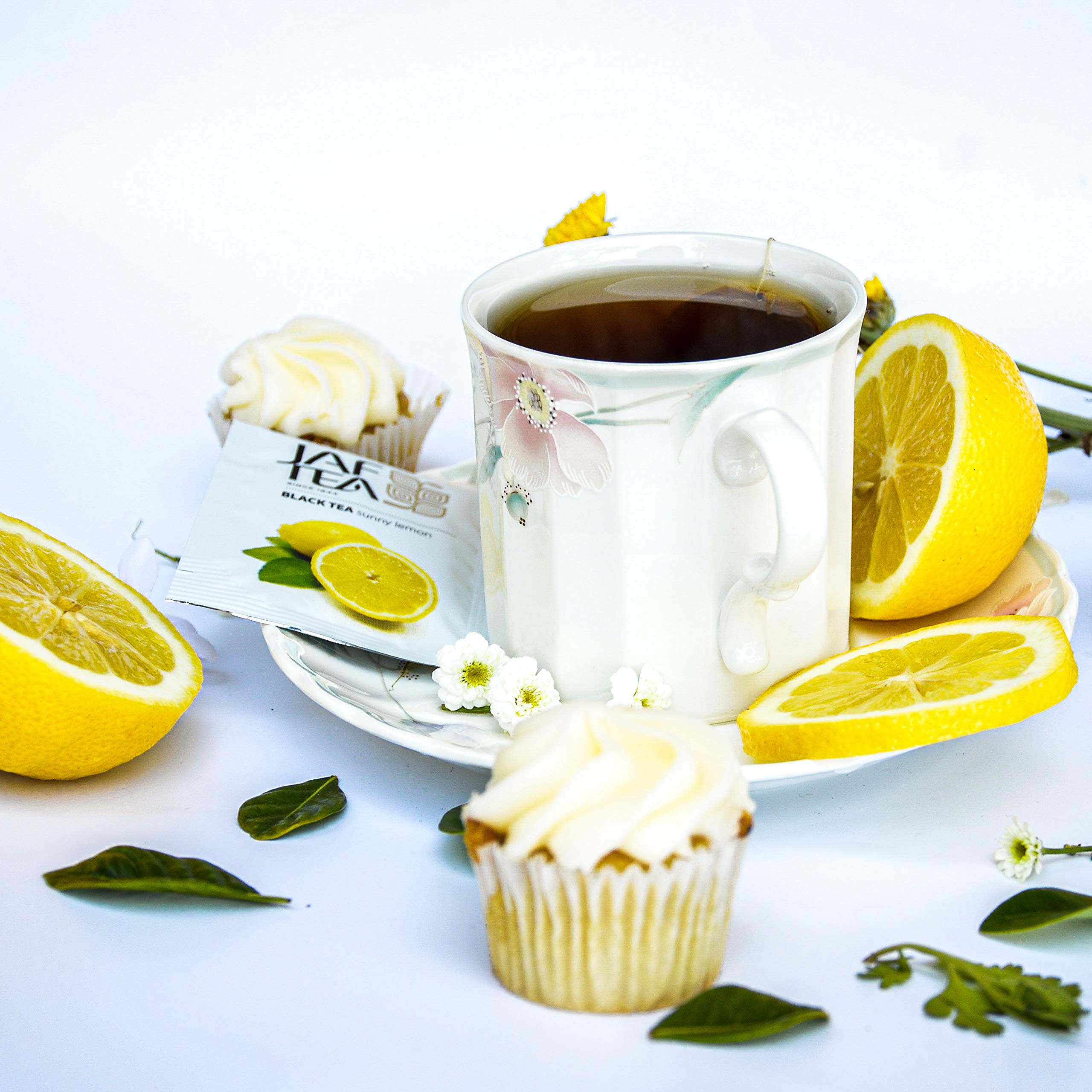 JAF TEA - Premium Black Tea Fruit Melody Blend | 5 Natural Fruit Flavors | 6 Boxes (120 Tea Bags) | Hot or Iced Tea | Perfect for Afternoon Tea, Office Break & Relaxation