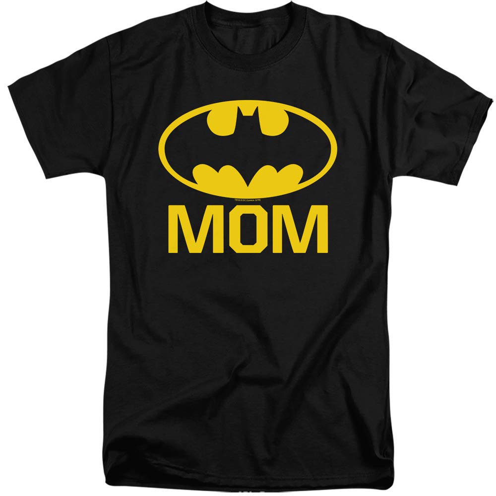 Batman Bat Mom Unisex Adult Tall T-Shirt for Men & Women - Superhero Graphic Tee for Casual Wear & Cosplay