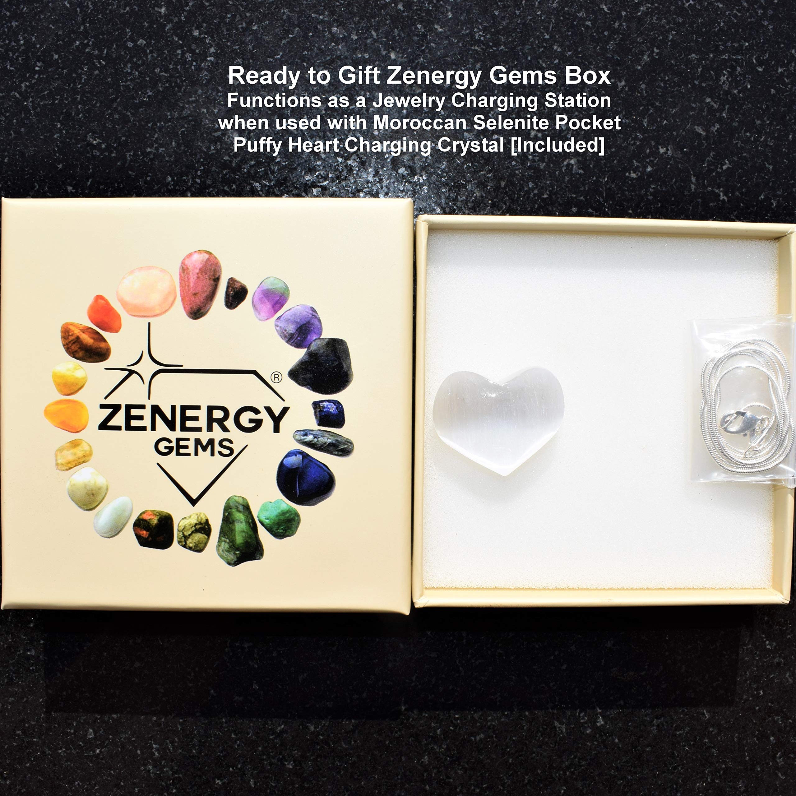 Zenergy Gems Charged Radiant Opalite Pendant Necklace with 20