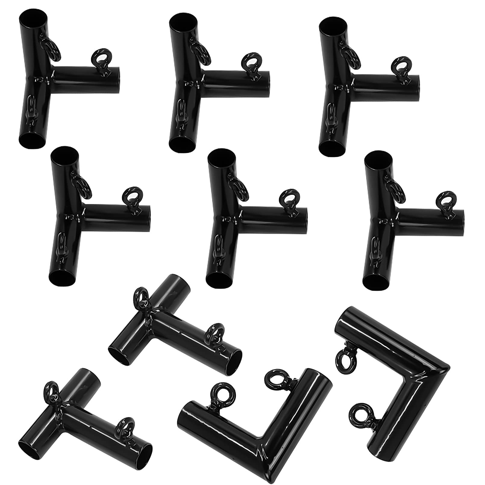 Aoneky DIY Golf Frame Corner Kit for 10x10x10ft Practice Golf Cage Net - Compatible with 3/4