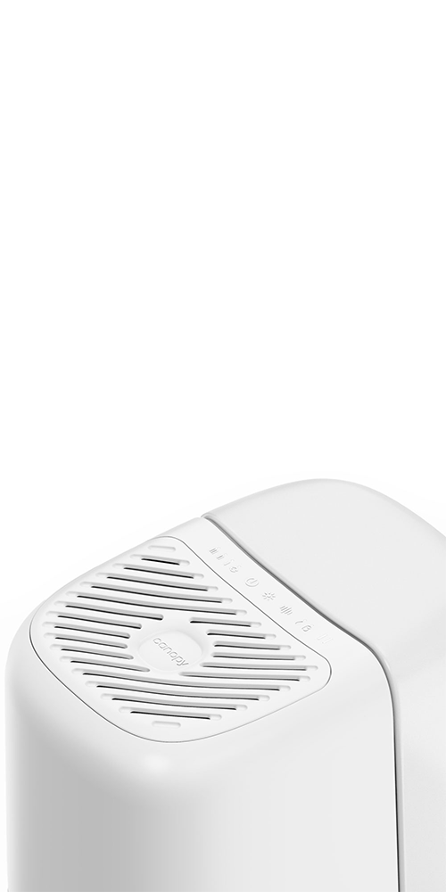 Bedside Humidifier 2.0 - Ultrasonic Cool Mist Humidifier for Bedroom, Quiet Air Humidifier with Night Light, Perfect for Dry Air Relief, Baby Nursery & Home Office Use