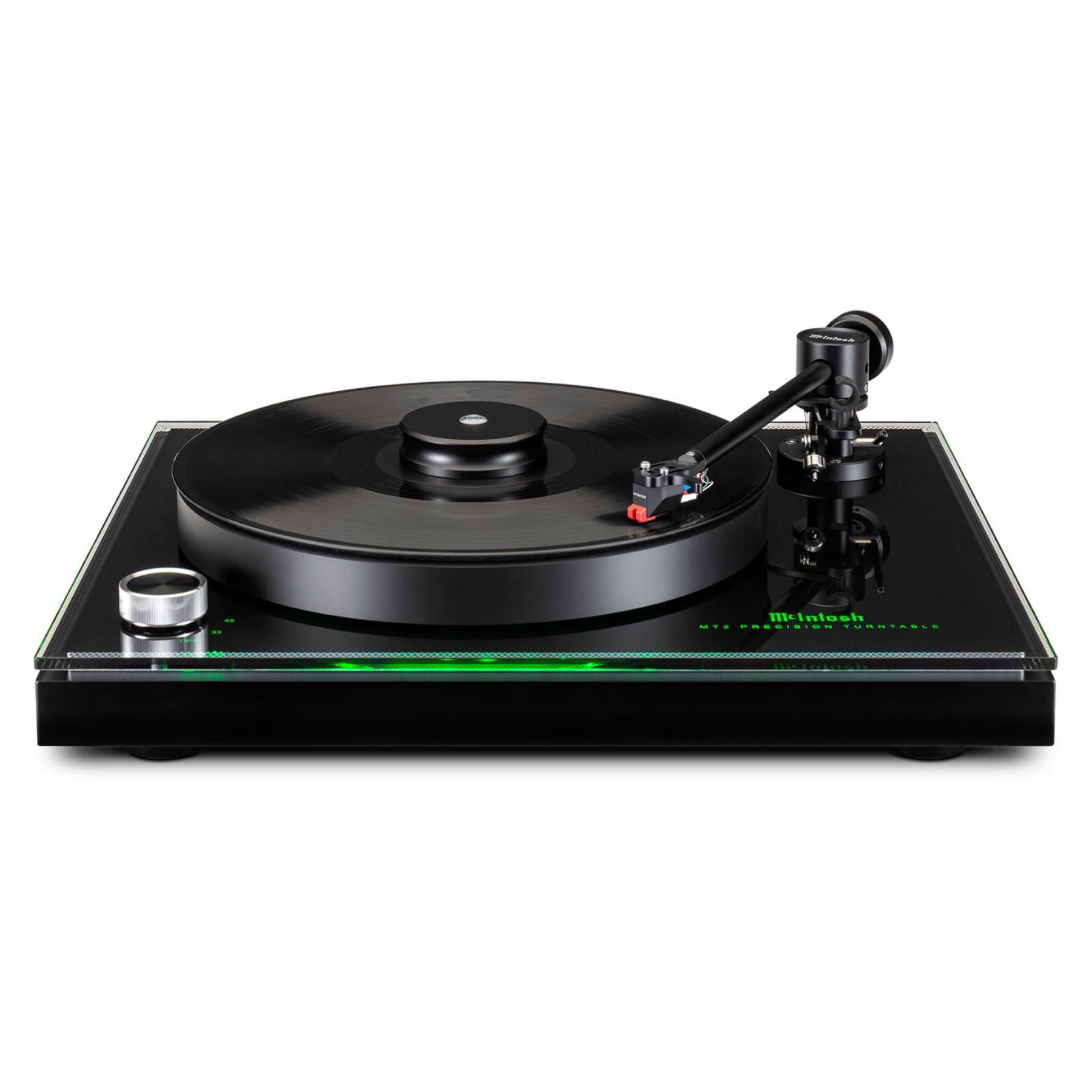 McIntosh MT2 Precision Turntable - High-End Audiophile Vinyl Record Player with Adjustable Tonearm & Anti-Vibration Design | Perfect for Home Audio Systems & Music Enthusiasts