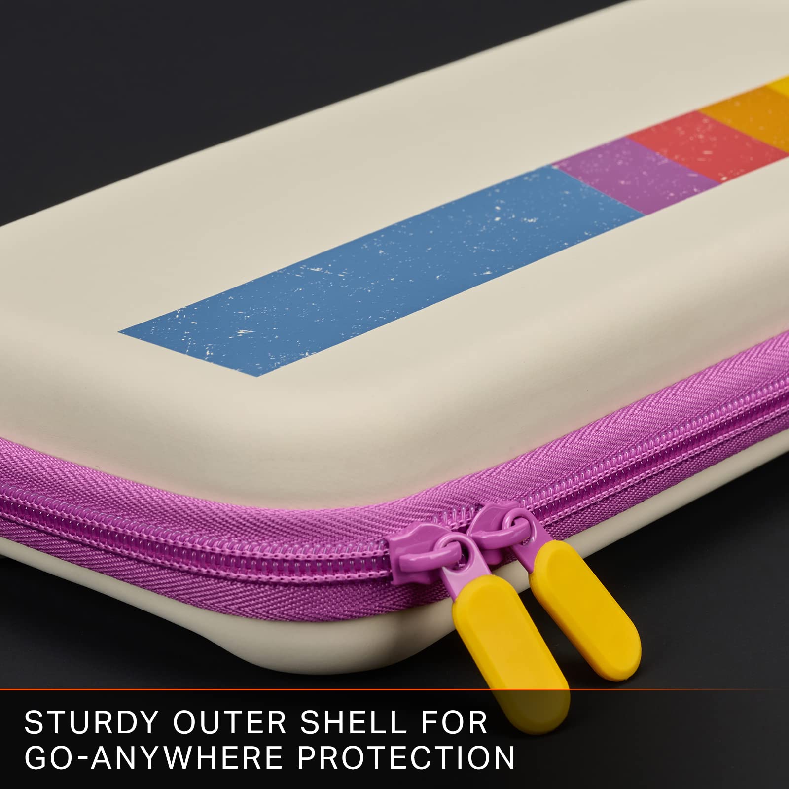 PowerA Nintendo Switch Protection Case - Rainbow Run Mario Design, Durable Gaming Console Cover for Nintendo Switch | Perfect for Travel, Home & On-the-Go Gaming Protection