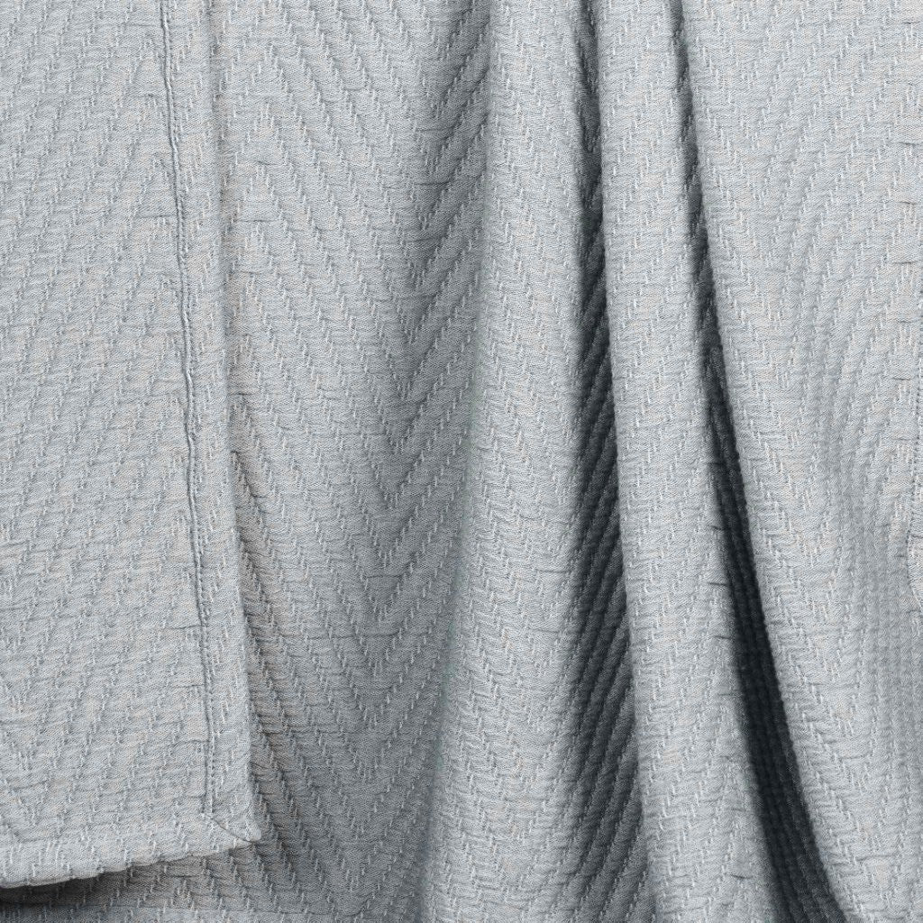 Premium Aswan Cotton Medium Weight Chevron Woven Coverlet - Soft & Breathable Bedspread for All Seasons - Perfect for Master Bedroom, Guest Room, or Dorm Decor