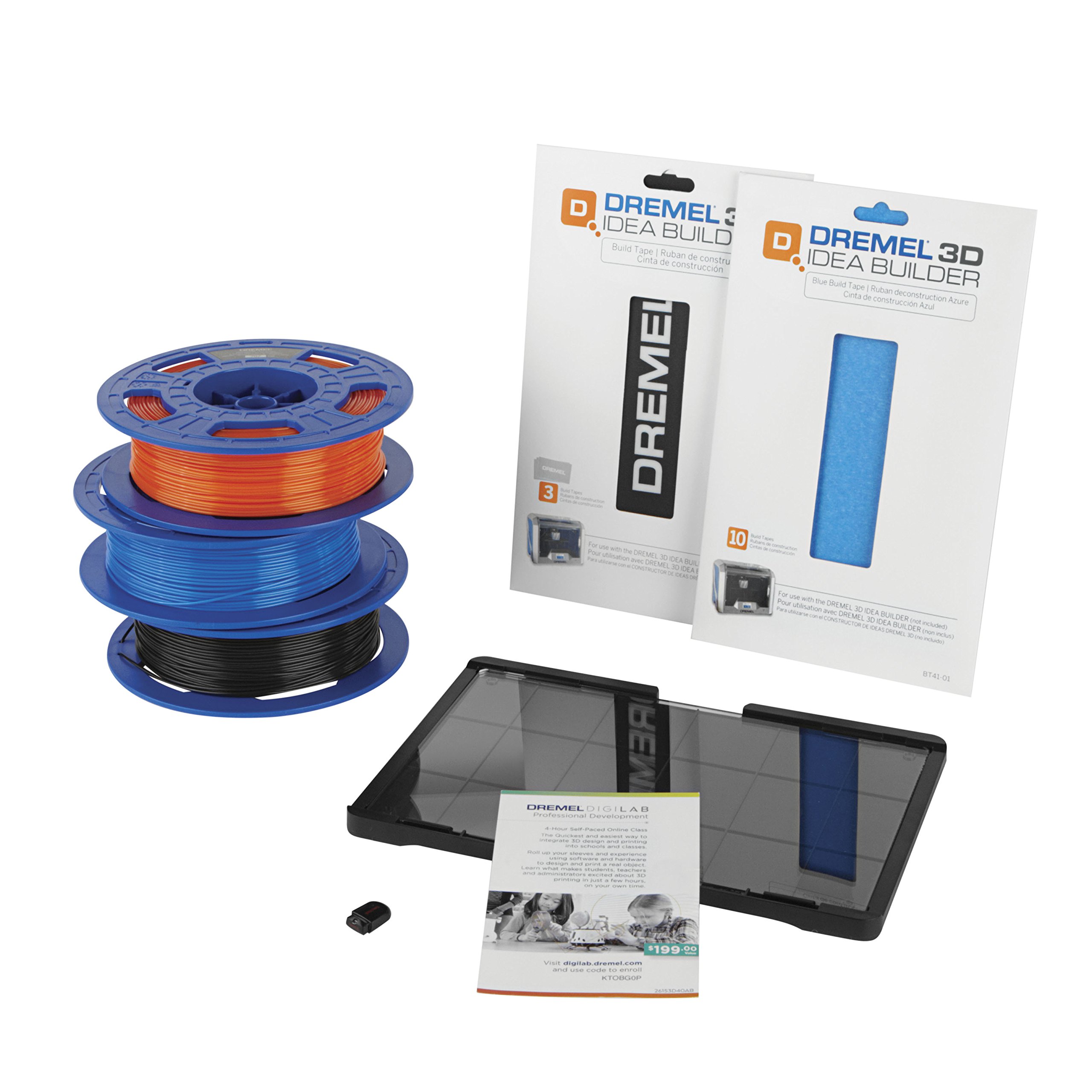 Dremel 3D40-EDU2 3D Printer with Education Accessories Kit - Ideal for STEM Learning, Classroom Projects & Maker Education