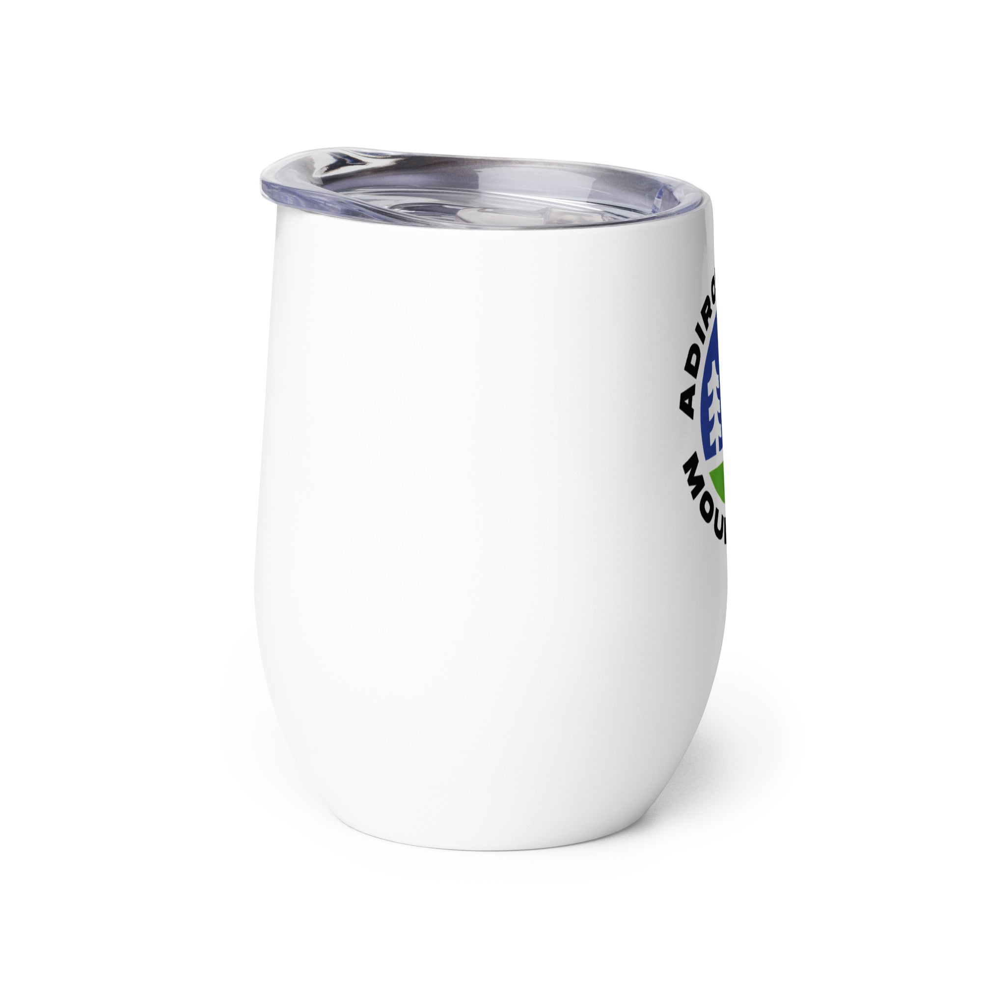 Scenic Route Insulated Wine Tumbler - 20oz Stainless Steel Stemless Wine Glass with Lid & Straw - Perfect for Outdoor Picnics, Beach Parties & Travel