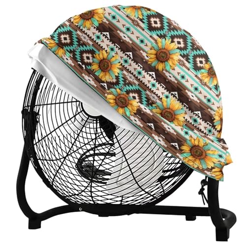Aztec Stripes and Sunflower