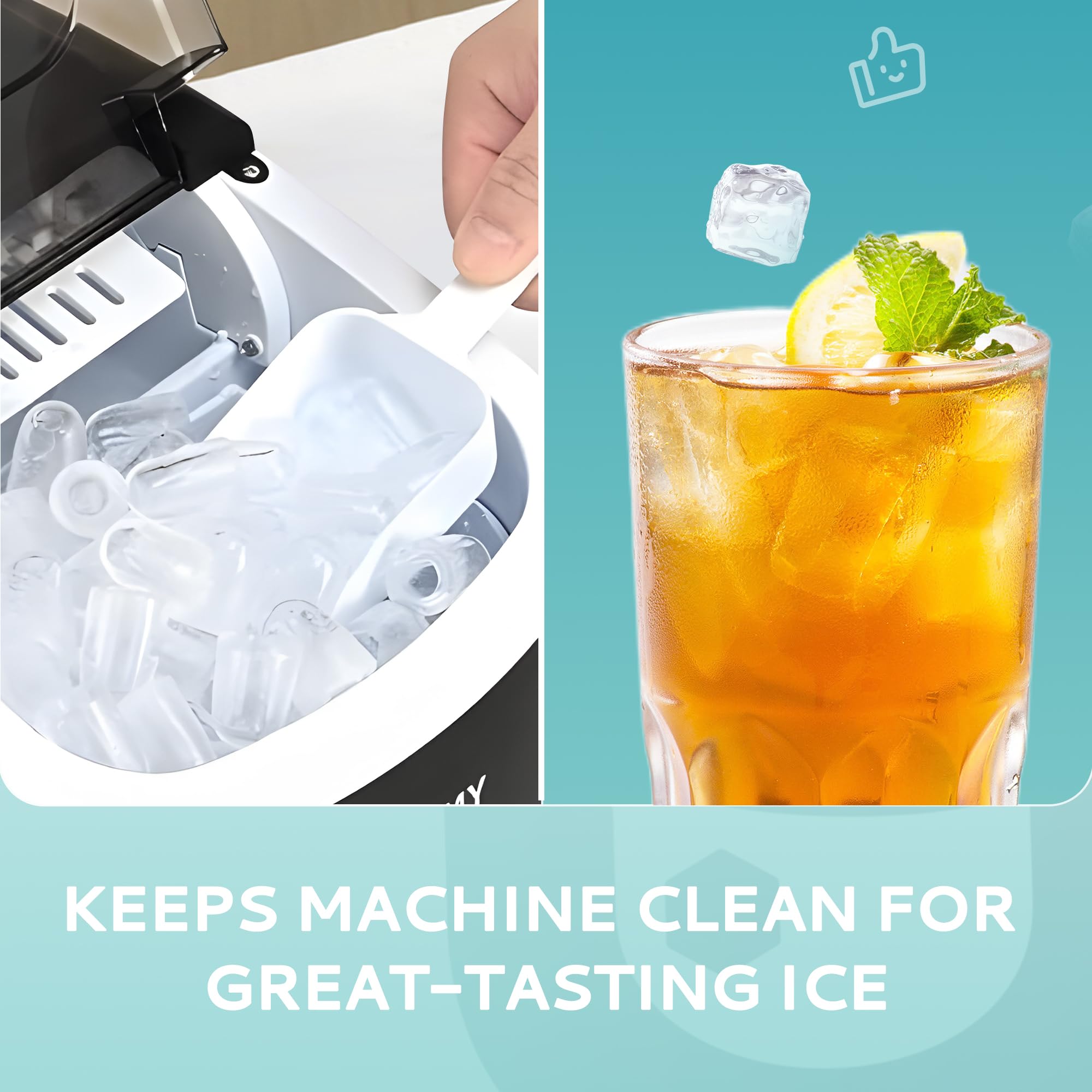 **EUHOMY Ice Machine Cleaner Descaler - 32 Fl Oz (8 Uses) | Universal Descaling Solution for All Brands Ice Makers, Coffee & Espresso Machines | Removes Limescale & Mineral Buildup | Perfect for Home, Office & Commercial Use (2 Bottles)**