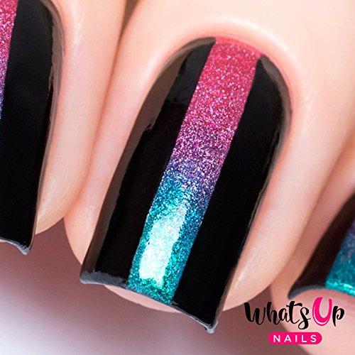 Nail Art Striping Tape - 120pcs Medium Width Straight Vinyl Decals for DIY Nail Designs | Perfect for Salon, Home Manicures & Nail Art Enthusiasts