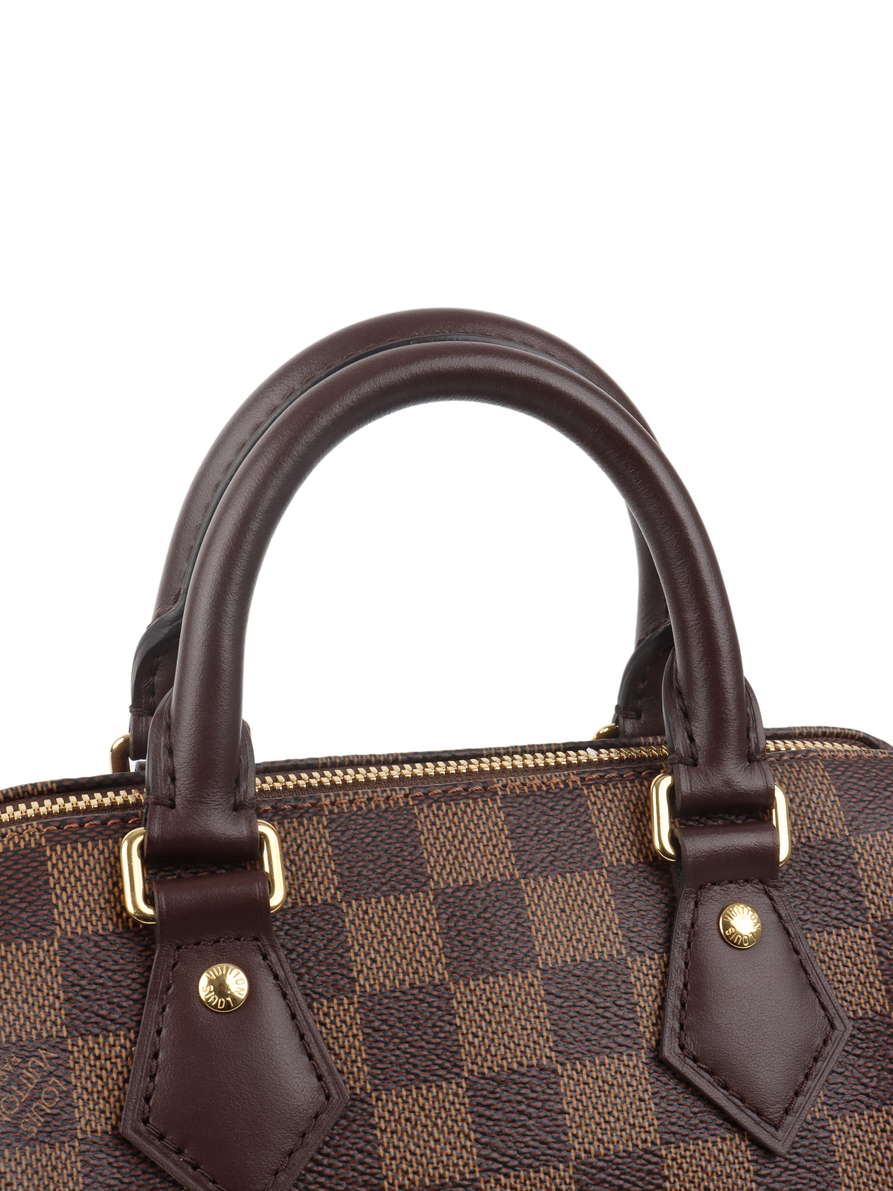 Louis Vuitton Damier Ebene Speedy 20 Bandouliere Crossbody Bag - Luxury Designer Handbag for Women, Perfect for Work, Travel & Everyday Use