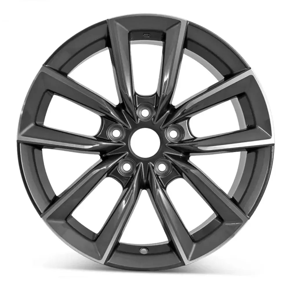 17 Inch Honda Accord Wheel Replacement - Machined Charcoal Replica Rim 96976 72800TVAAD1 | Perfect for Car Upgrades, Custom Builds & Wheel Restoration Projects