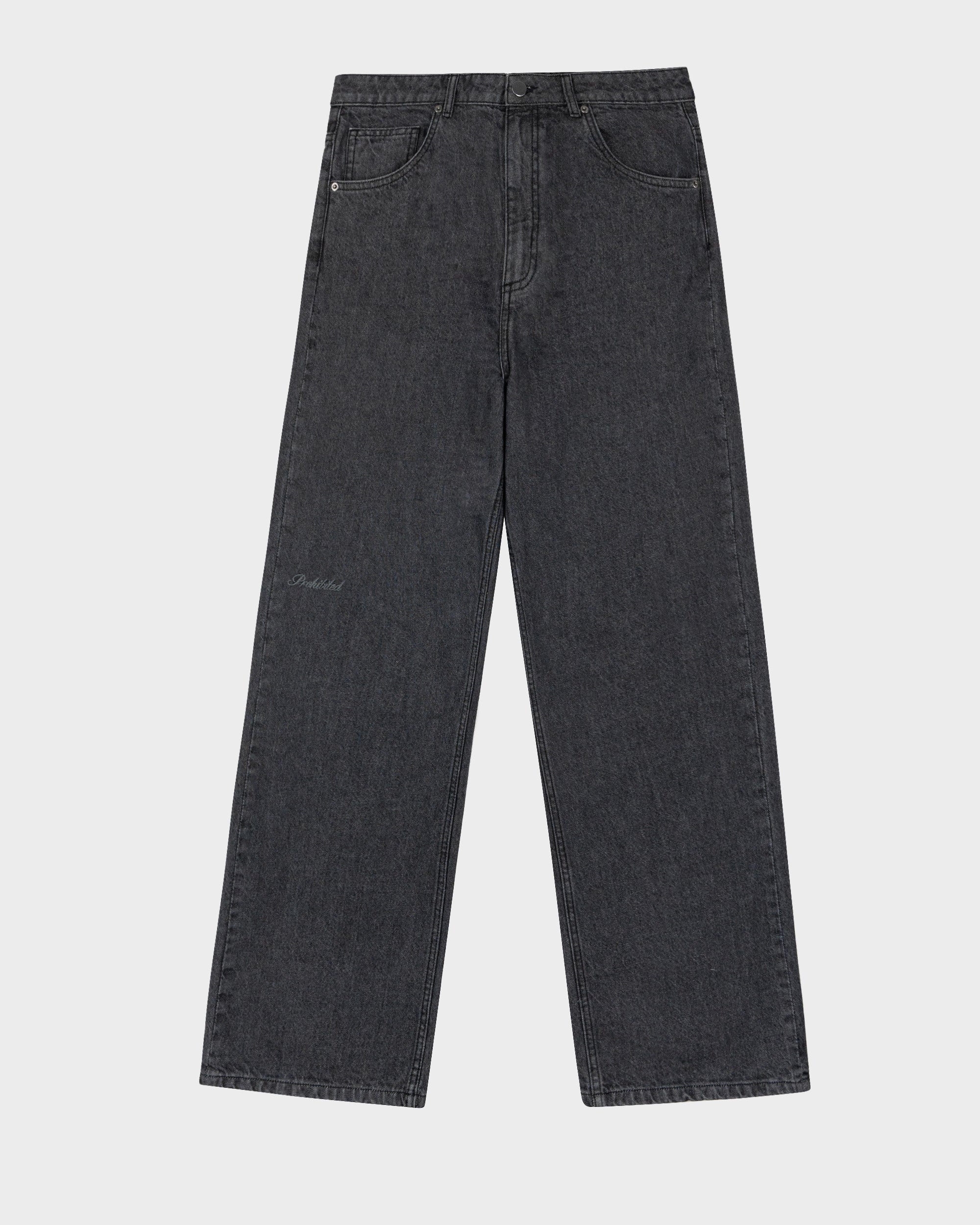 Stylish Hackney Baggy Denim Jeans in Black - Perfect for Casual Outfits & Streetwear Fashion