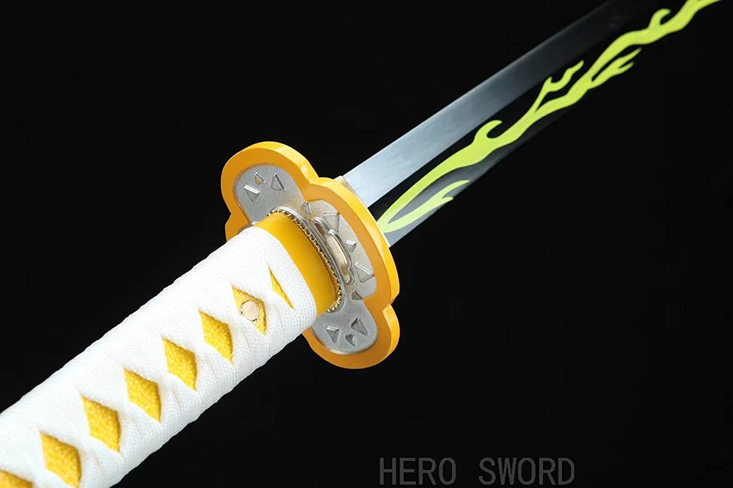 Demon Slayer Sword - Handmade 1060 Carbon Steel Samurai Katana with Full Tang Sharp Blade | Authentic Japanese Anime Sword for Cosplay, Collection & Martial Arts Training | Perfect Gift for Anime Fans & Sword Enthusiasts
