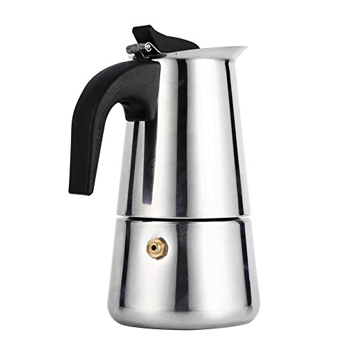 Stainless Steel Stovetop Coffee Maker - 2 Cup Percolator for Home & Office