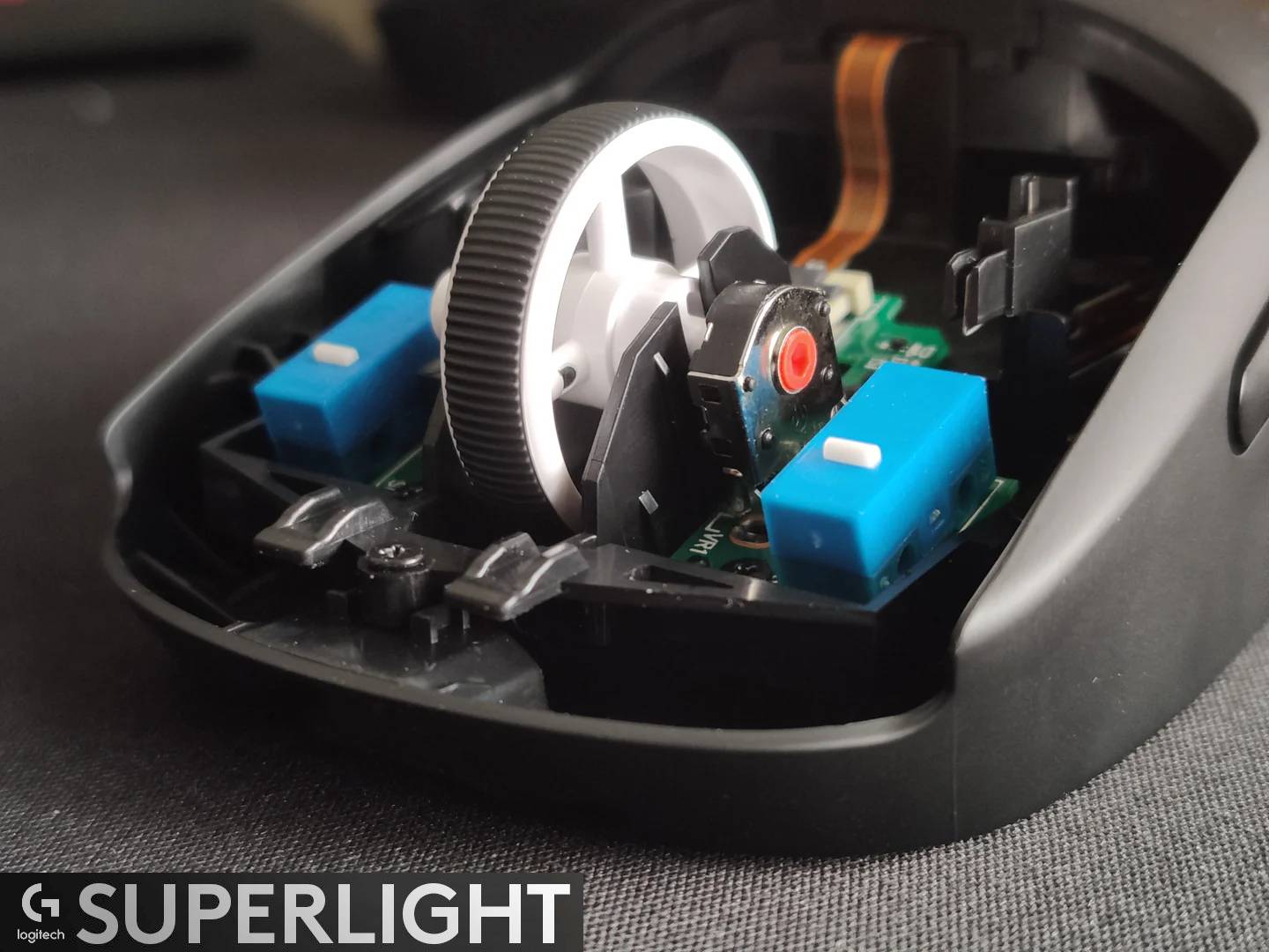 Modded Logitech G Pro X Superlight Wireless Gaming Mouse PCB - High Performance Replacement Circuit Board for Esports & PC Gaming