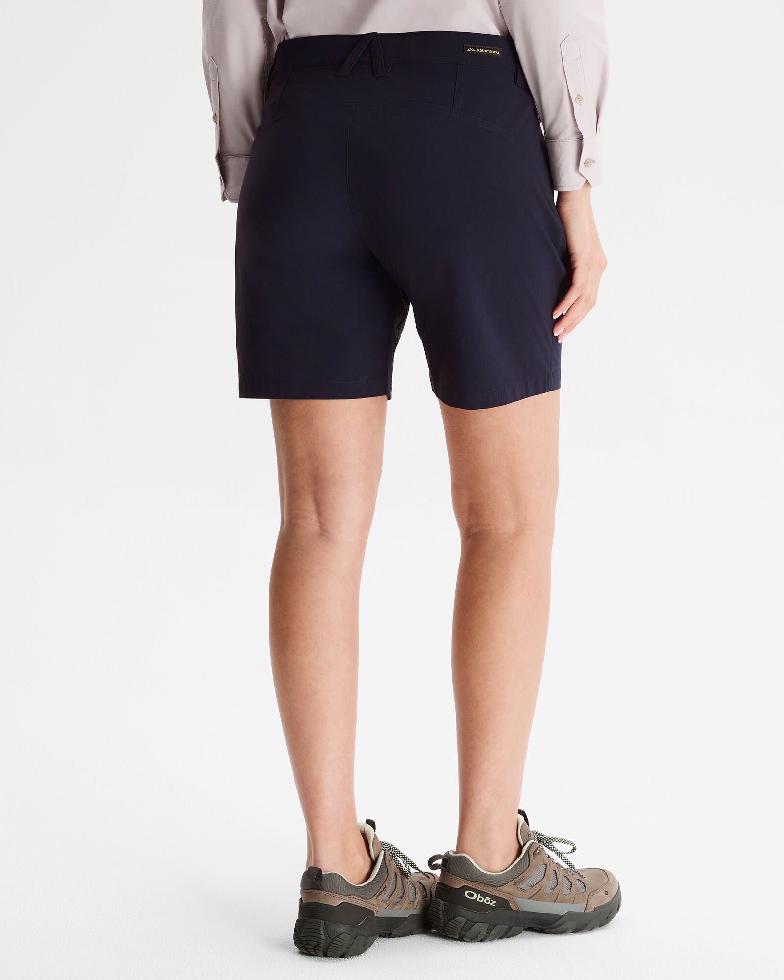 Flinders Women's 7-Inch Athletic Shorts - Pure Navy - Comfortable Workout & Running Shorts for Yoga, Gym, and Casual Wear