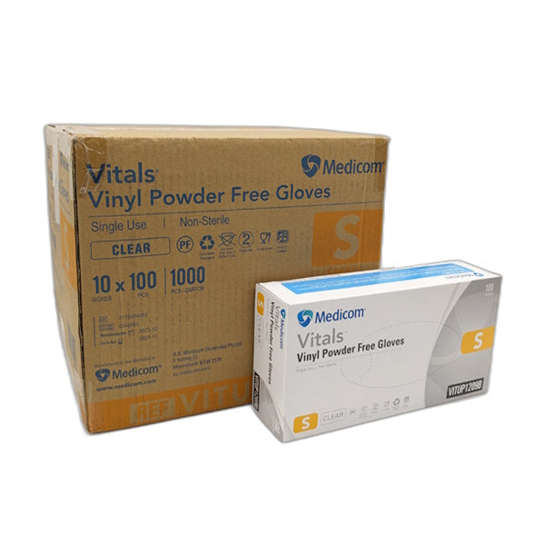 Premium Vinyl Disposable Gloves - Powder-Free, Clear & Latex-Free | Medical, Food Service & Household Cleaning Protection