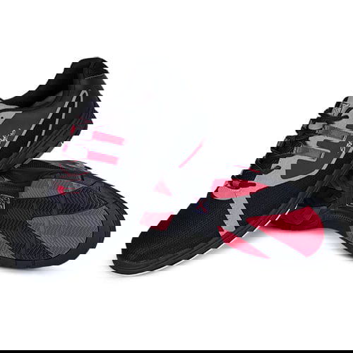 KR Strikeforce Men's Ignite Bowling Shoes - Black/Grey/Red (Right Hand) | High-Performance for Competitive & League Bowling
