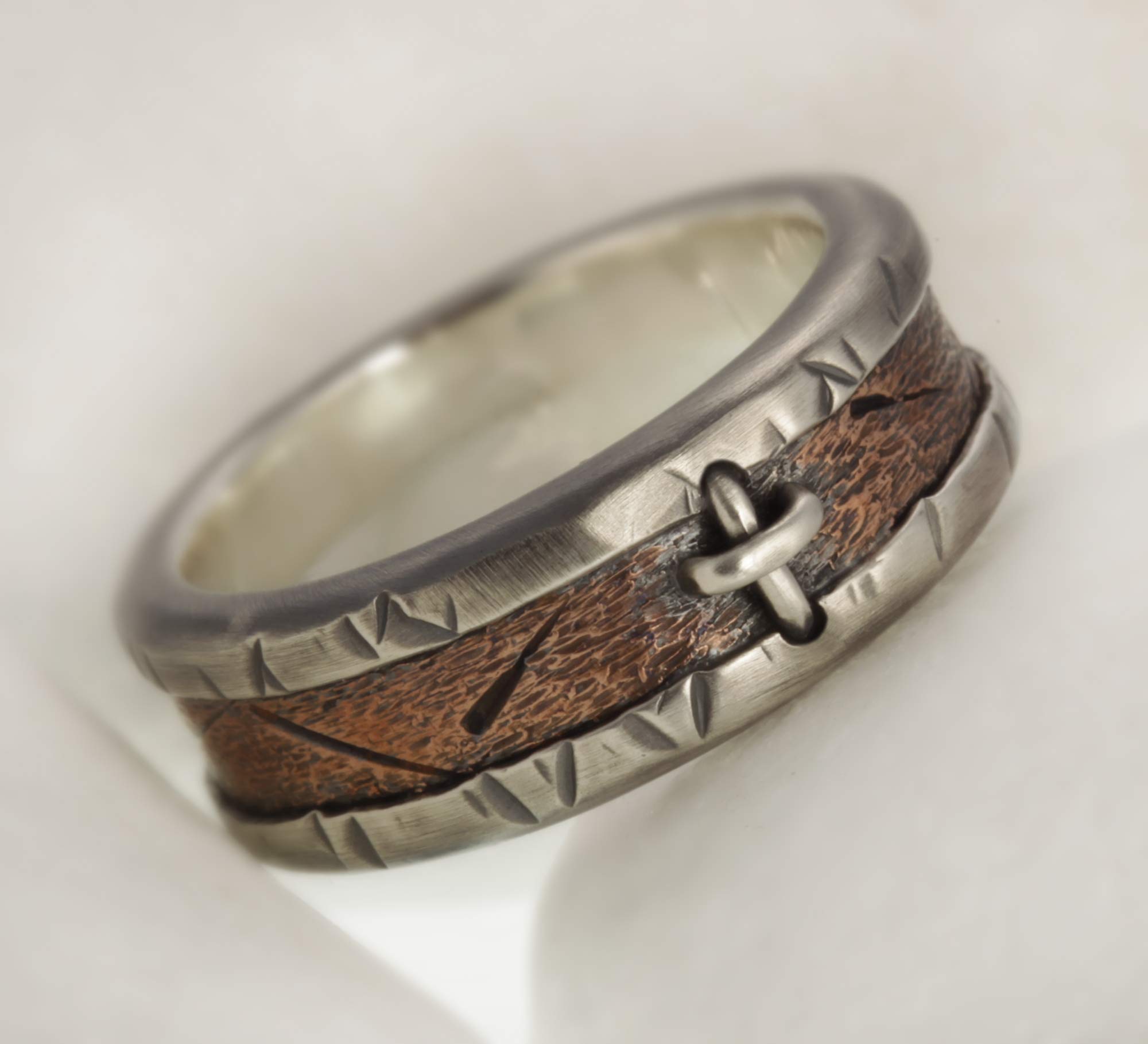 Sterling Silver Cross Ring for Men - Handmade Christian Jewelry, Baptism Gift for Him - RS-1256 | Perfect for Church, Weddings & Special Occasions
