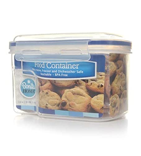 DDI 2324487 51oz Plastic Food Storage Containers with Lids, BPA-Free, 24-Pack – Ideal for Meal Prep, Leftovers, and Bulk Food Storage