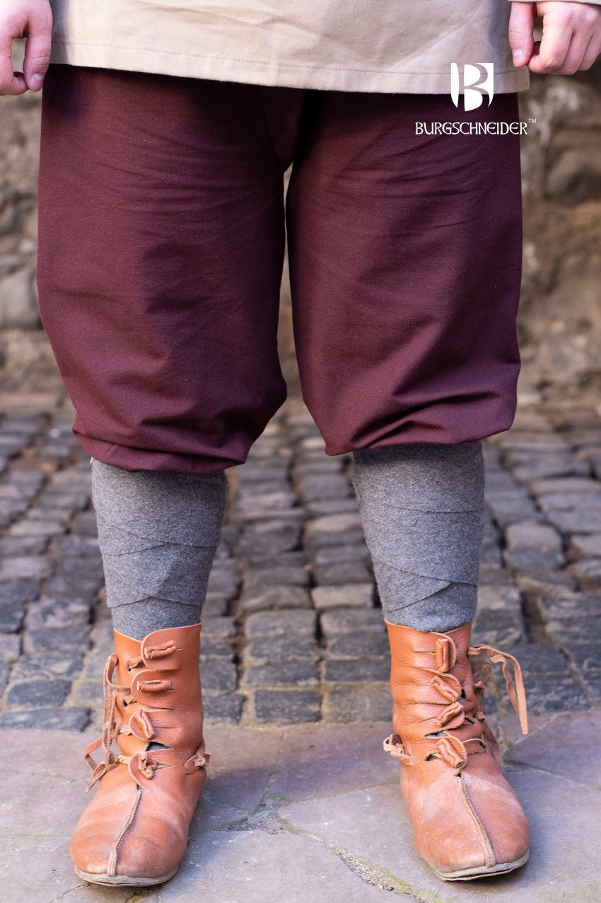 Kyivan Brown Rus Pants - Vintage Style High Waisted Trousers for Women | Perfect for Casual Wear, Office Outfits & Boho Fashion