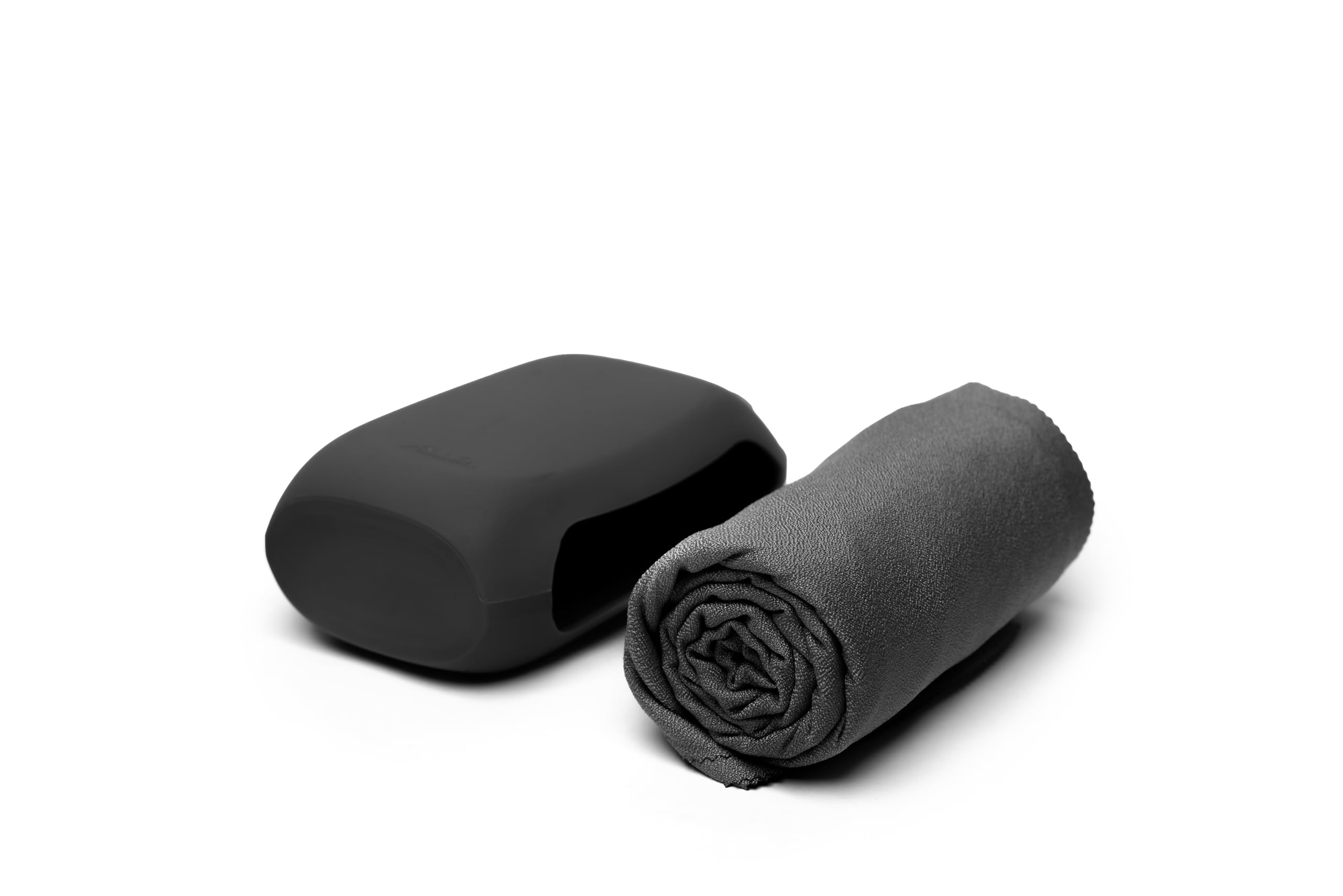 Matador Packable Shower Towel (Black) - Ultra Absorbent Quick Dry Nanofiber Towel for Travel, Gym, Beach & Outdoor Activities | Compact Lightweight Towel for Camping, Hiking, Swimming & Pet Care