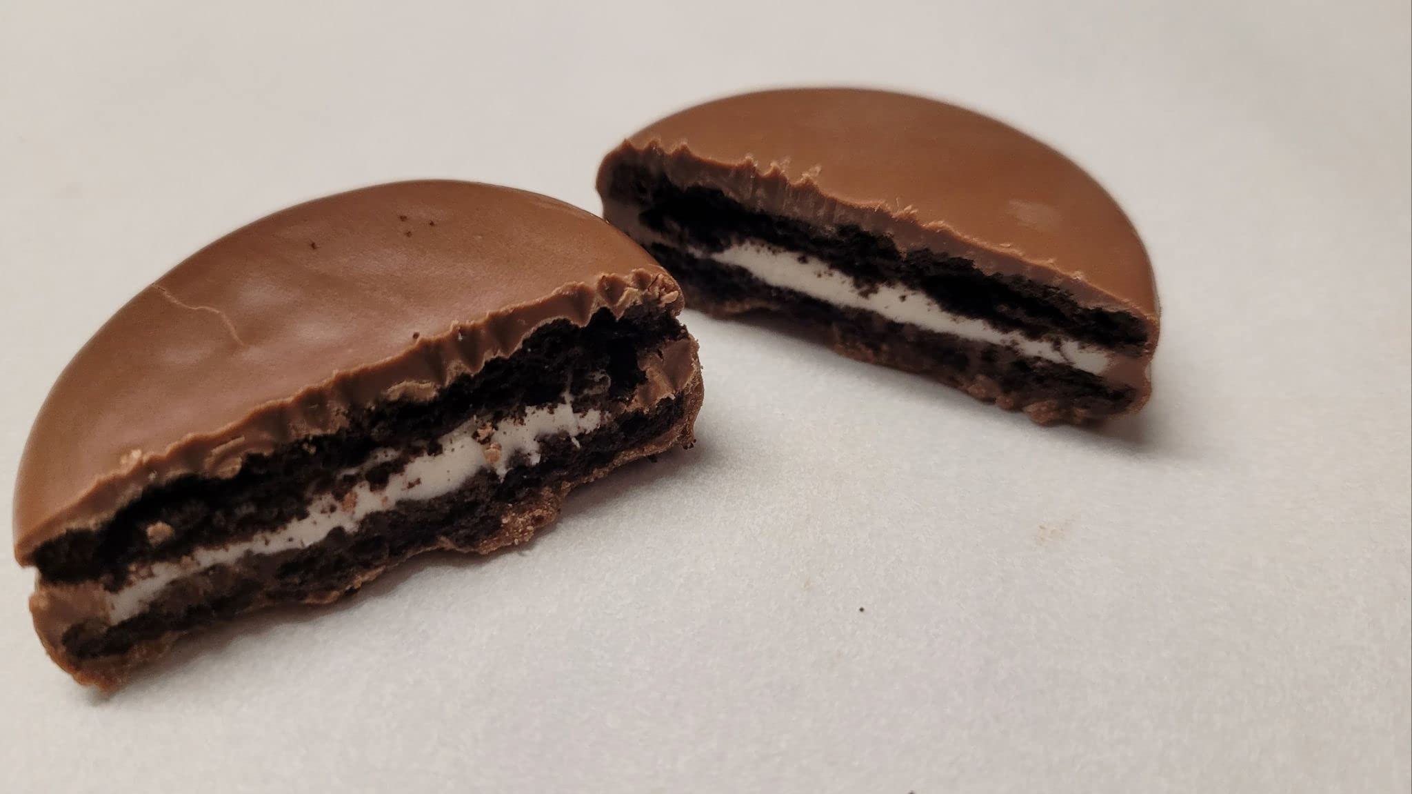 Delicious Chocolate Covered Cookies - 100 Pieces in Green Foil Wrapping | Perfect for Parties, Gifts & Holiday Treats