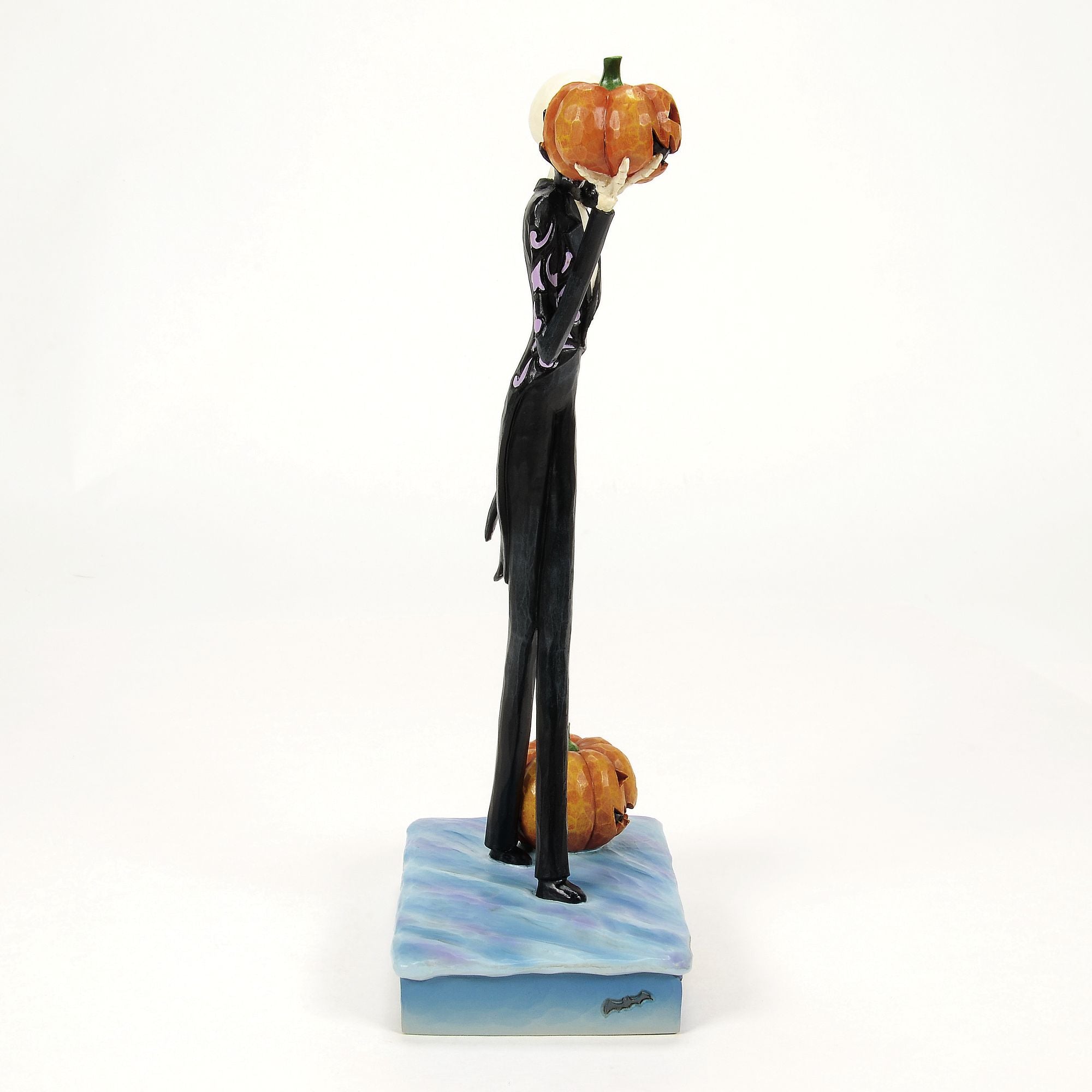 Jack Holding Pumpkin - Halloween Decorations, Thanksgiving Centerpiece & Fall Home Decor for Seasonal Party, Porch & Table Display