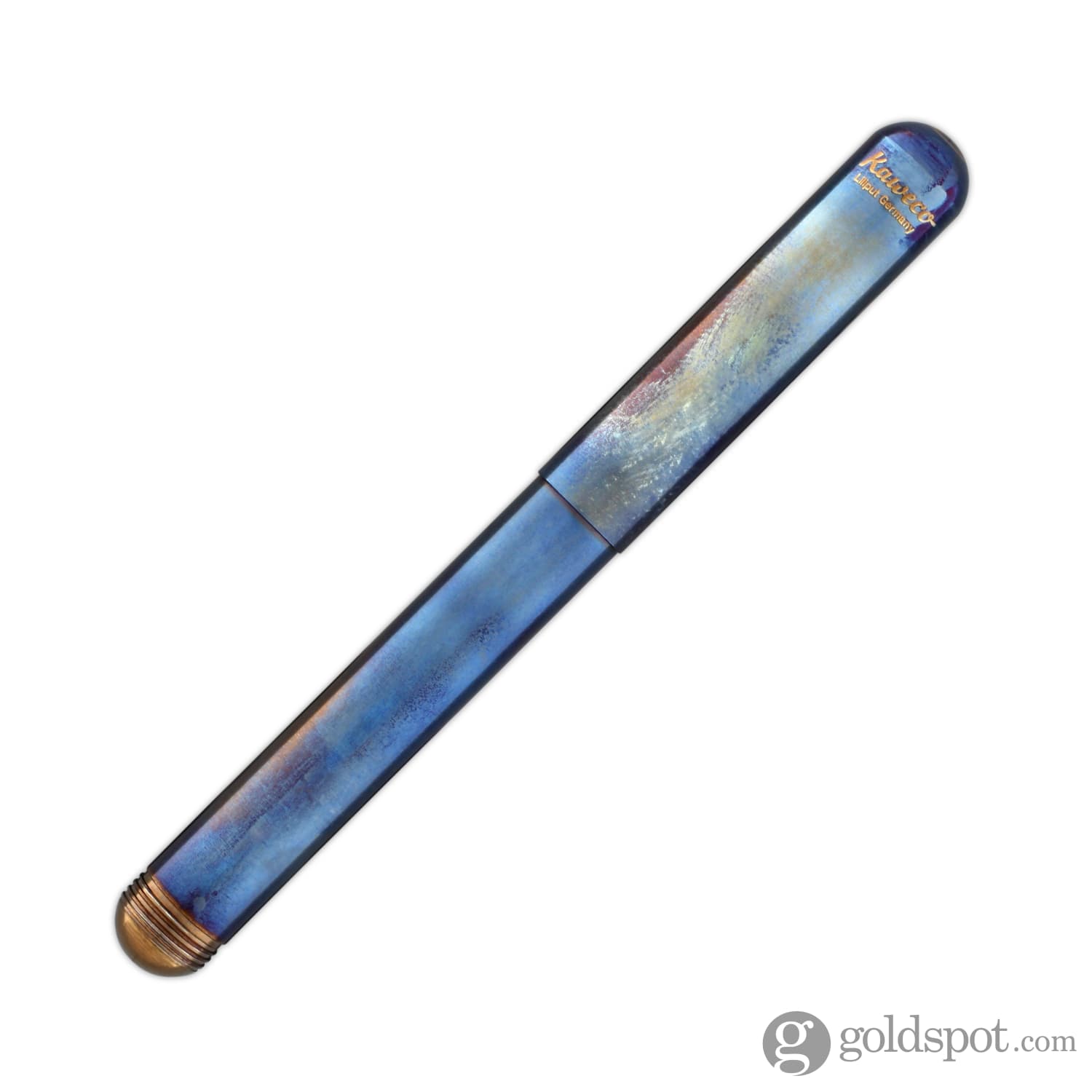 Kaweco Liliput Fireblue Capped Ballpoint Pen - Premium Pocket-Sized Writing Tool for Everyday Carry, Journaling & Gifts