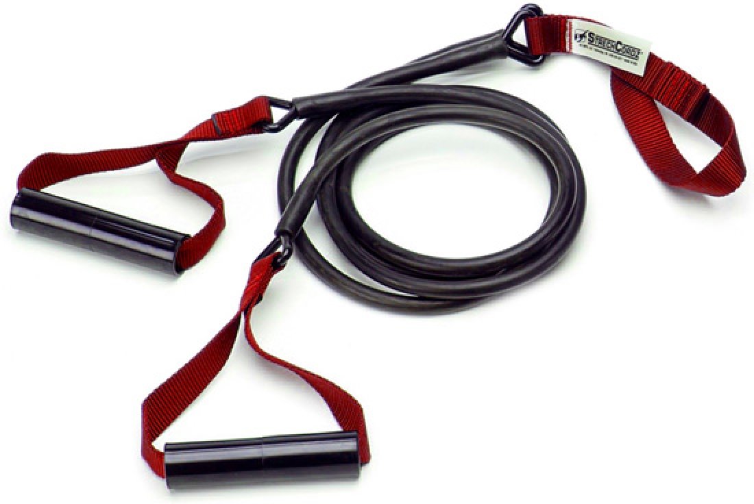 Original StretchCordz with Handles - 5-Level Resistance Bands for Swimming, Dryland Training & Strength Workouts | Perfect for Home Gym, Pool Workouts & Fitness Enthusiasts